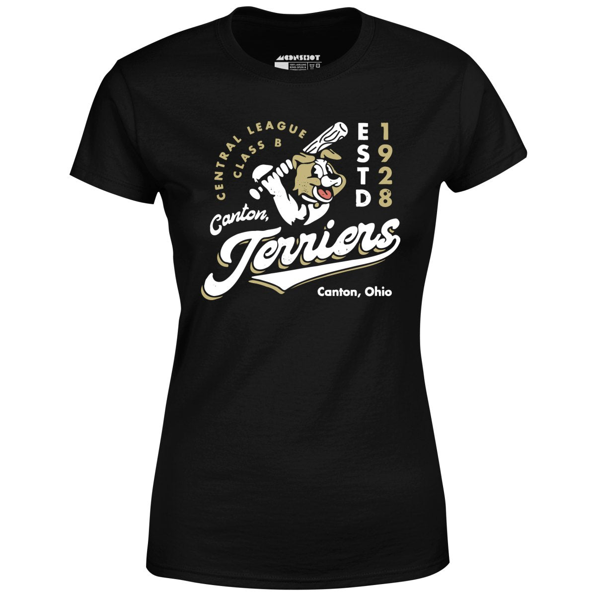 Canton Terriers - Ohio  - Vintage Defunct Baseball Teams - Women's T-Shirt