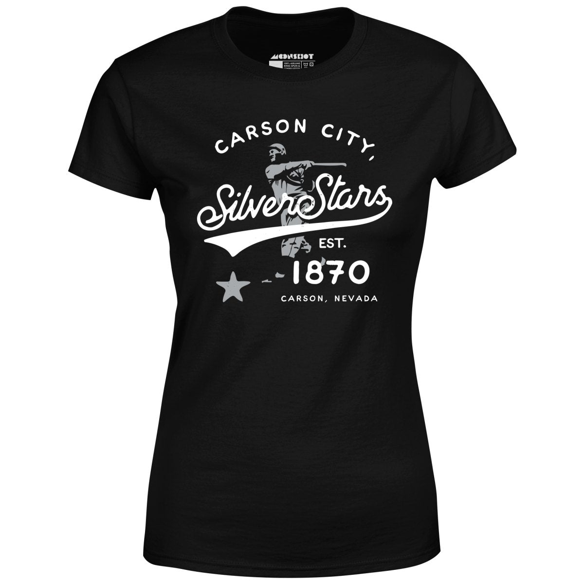 Carson City Silver Stars - Nevada - Vintage Defunct Baseball Teams - Women's T-Shirt
