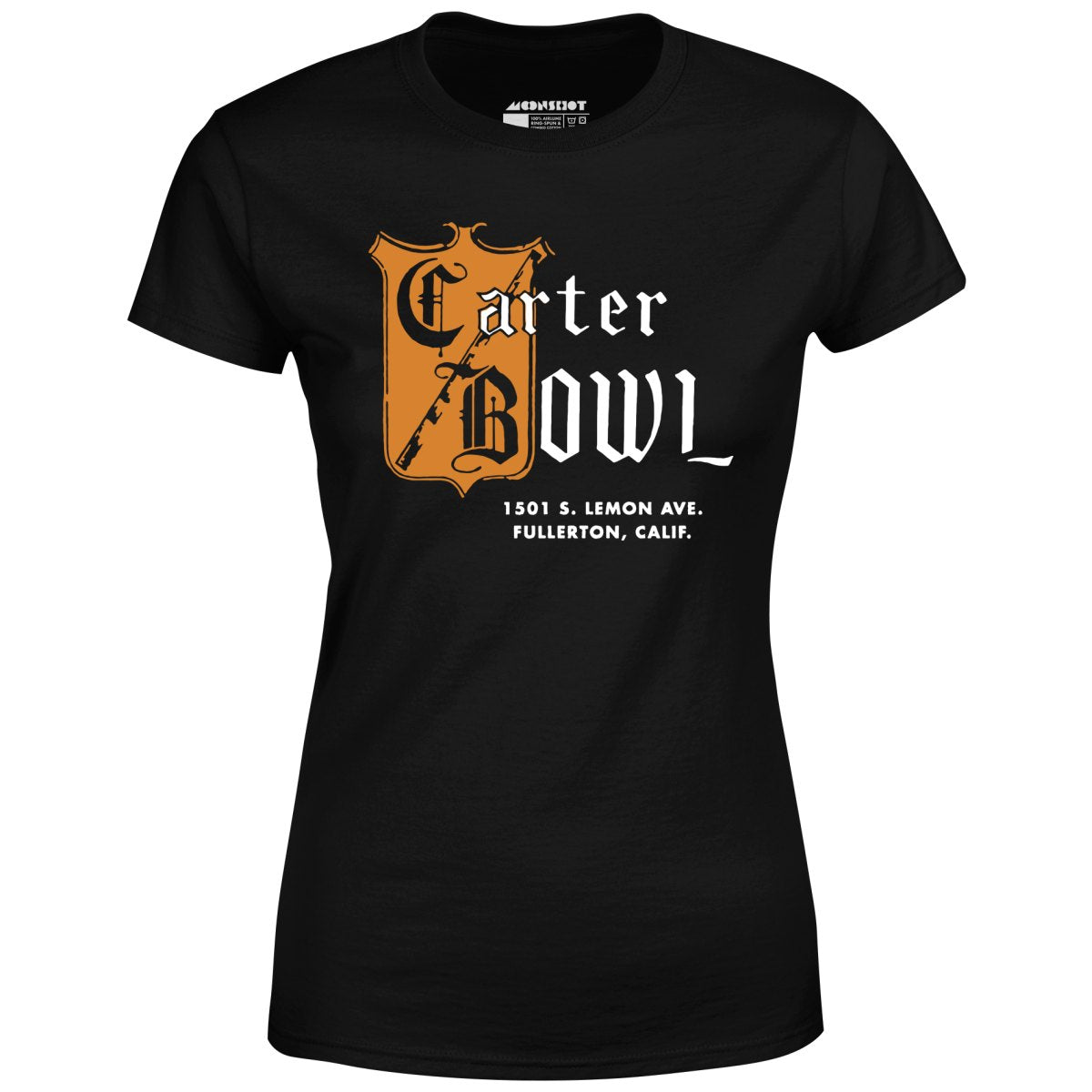 Carter Bowl - Fullerton, CA - Vintage Bowling Alley - Women's T-Shirt