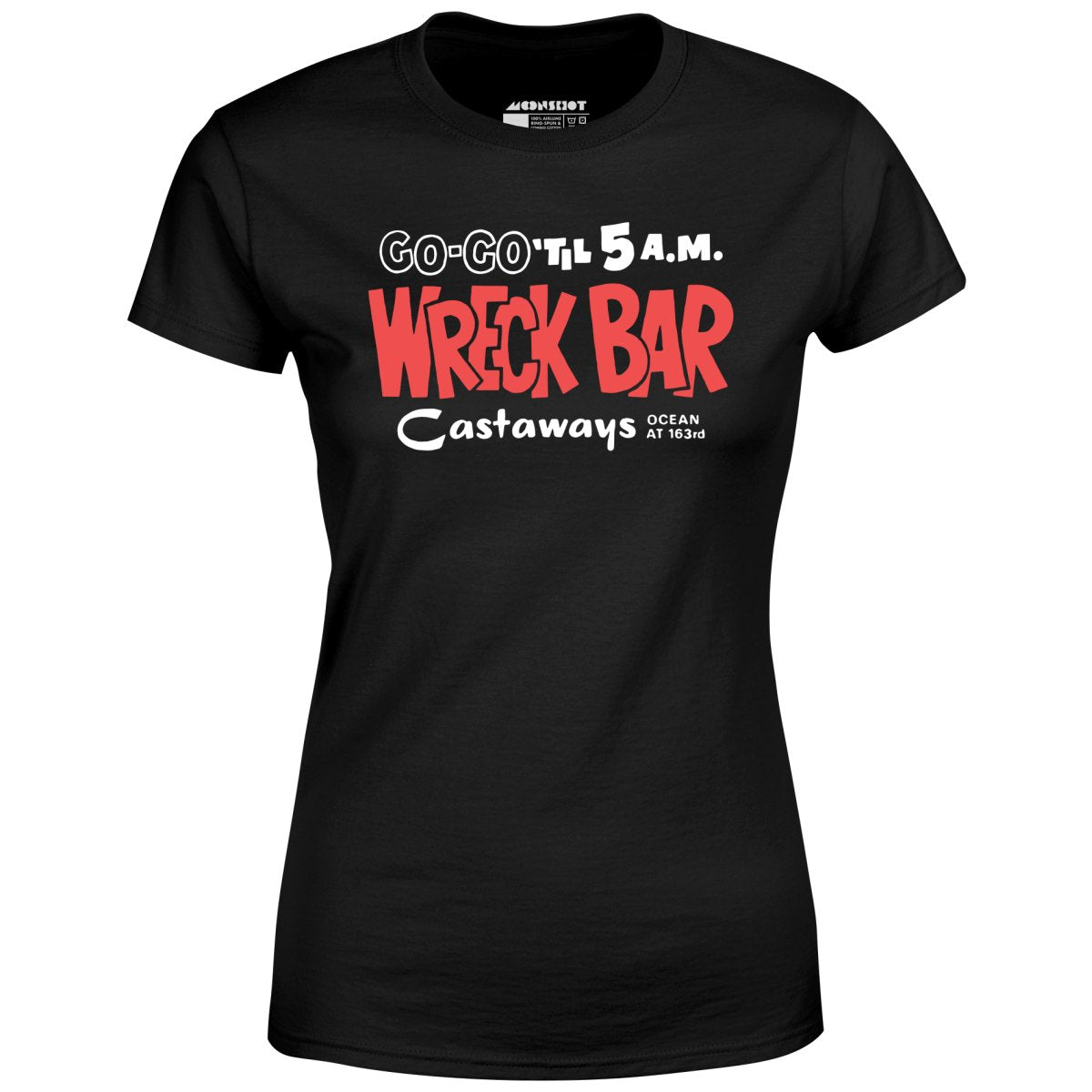 Castaways Motel Wreck Bar - Miami, FL - Vintage Tiki Bar - Women's T-Shirt