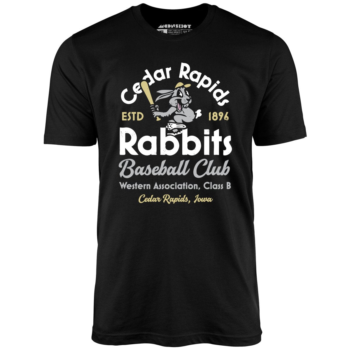 Cedar Rapids Rabbits - Iowa - Vintage Defunct Baseball Teams - Unisex T-Shirt