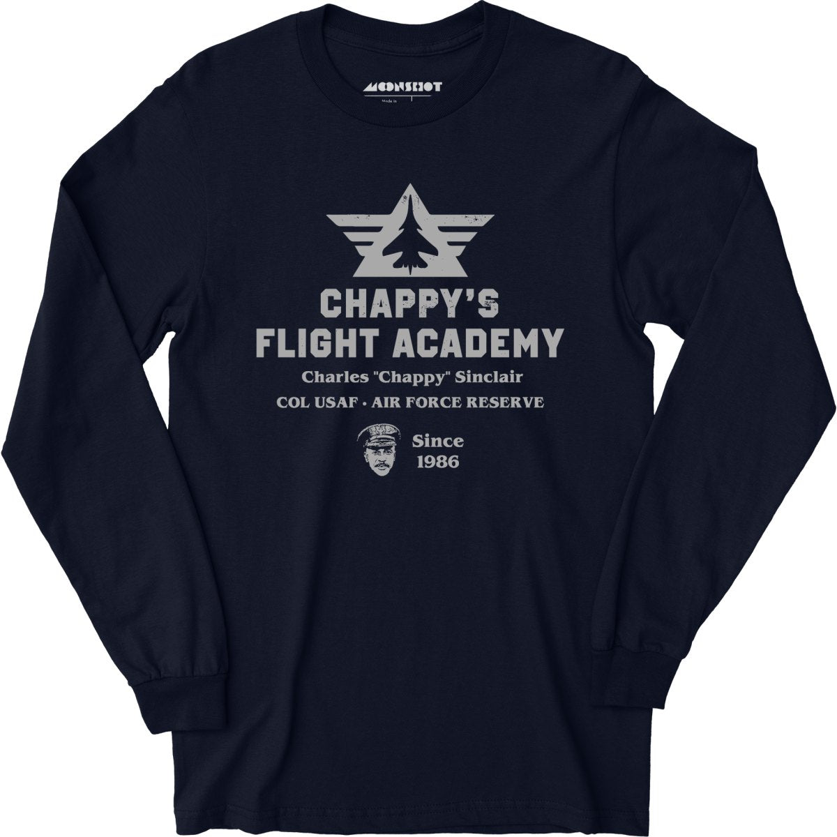 Chappy's Flight Academy - Iron Eagle - Long Sleeve T-Shirt