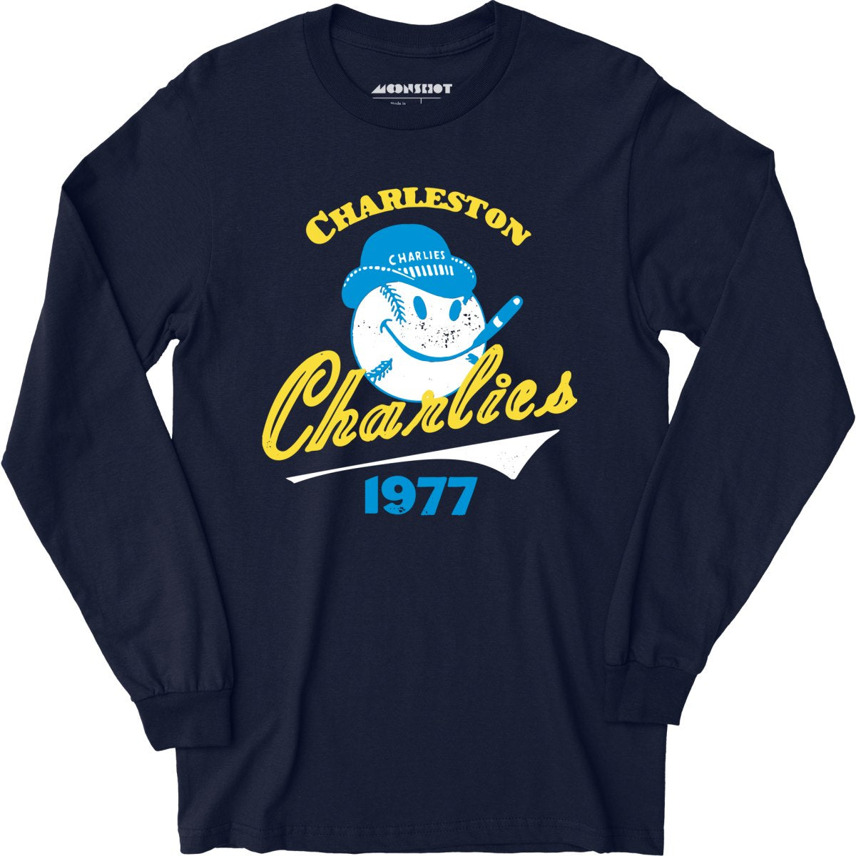 Charleston Charlies - West Virginia - Vintage Defunct Baseball Teams - Long Sleeve T-Shirt