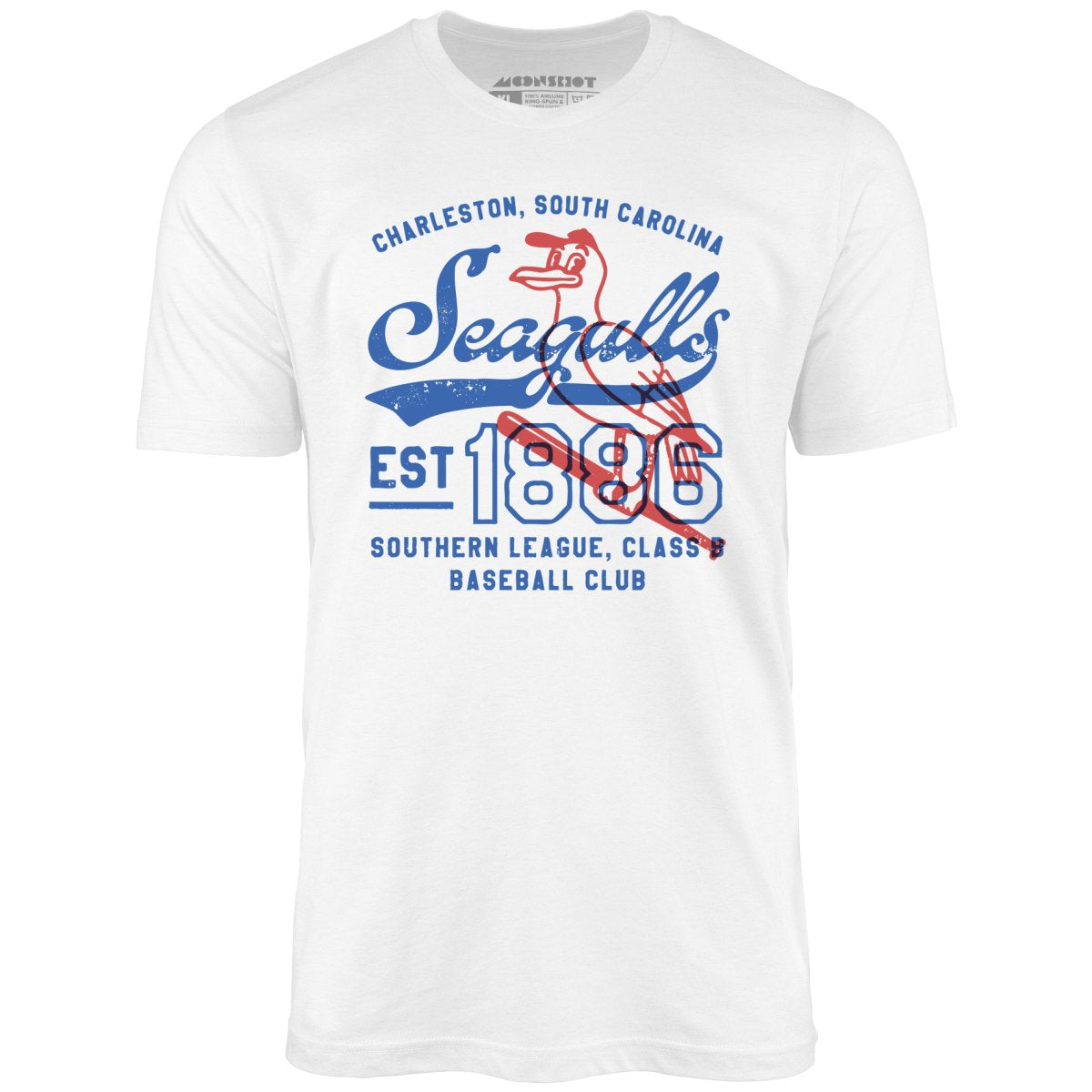 Charleston Seagulls - South Carolina - Vintage Defunct Baseball Teams - Unisex T-Shirt