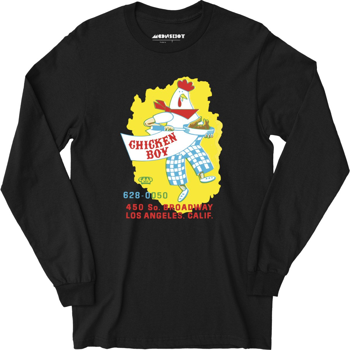 Chicken Boy - Los Angeles, CA - Vintage Restaurant - Long Sleeve T-Shirt