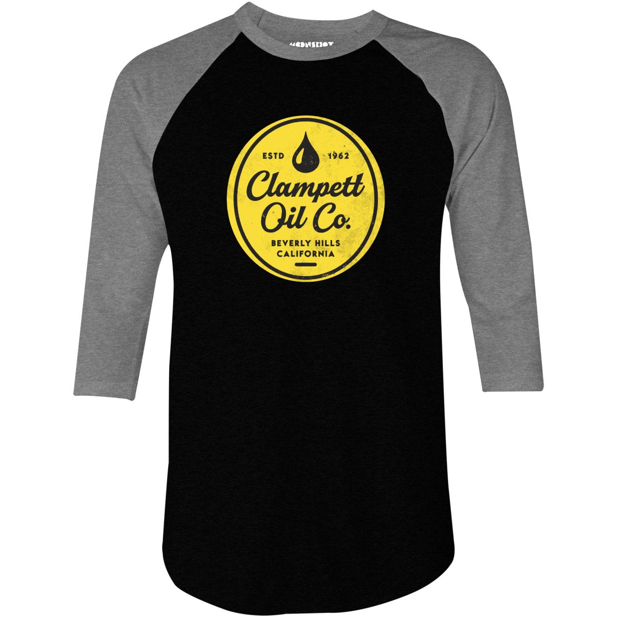 Clampett Oil Co. - 3/4 Sleeve Raglan T-Shirt