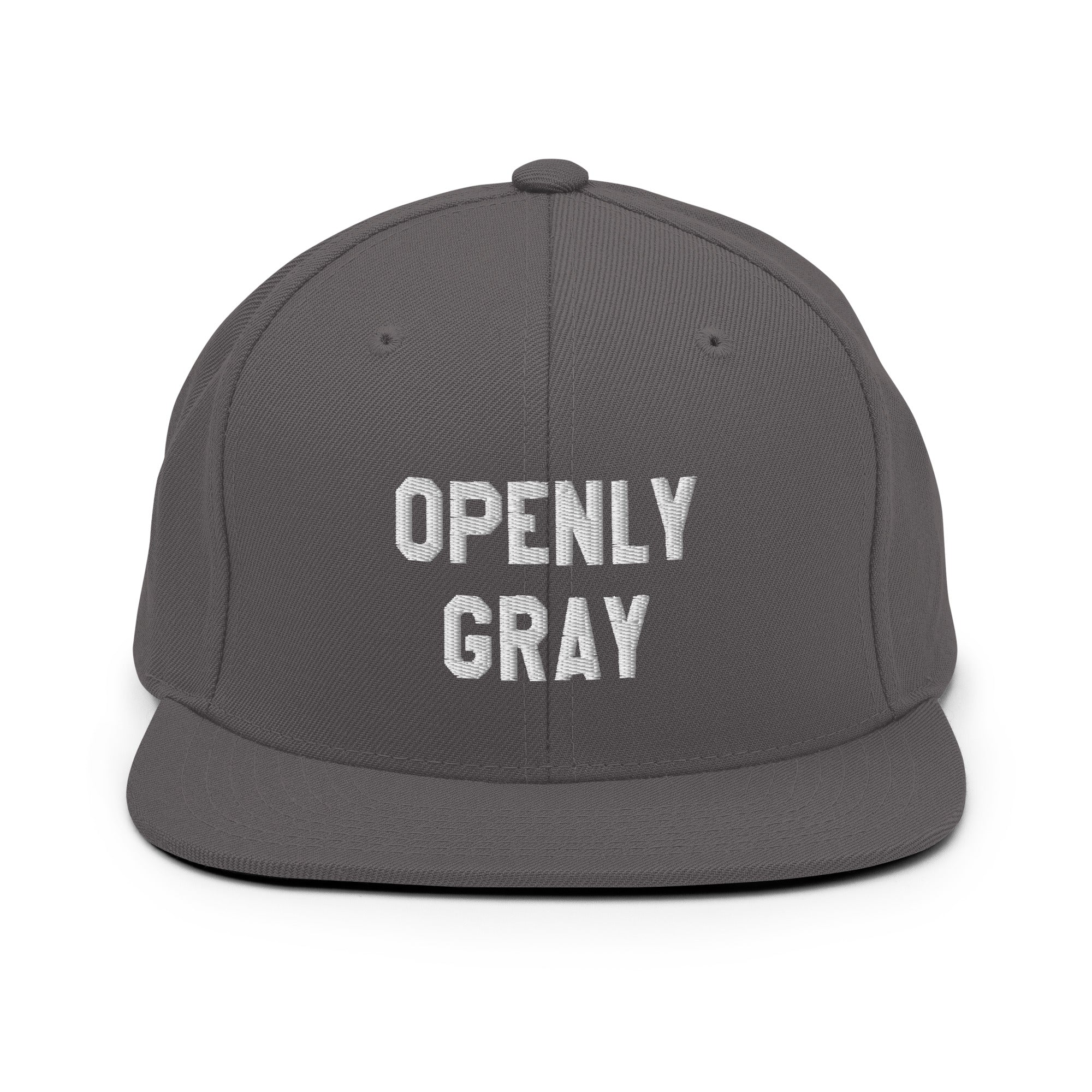 Openly Gray - Snapback Hat