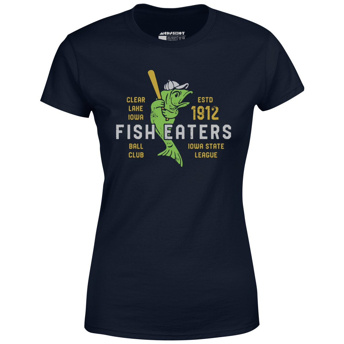 Clear Lake Fish Eaters - Iowa  - Vintage Defunct Baseball Teams - Women's T-Shirt