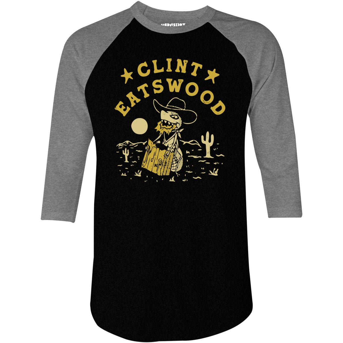 Clint Eatswood - 3/4 Sleeve Raglan T-Shirt