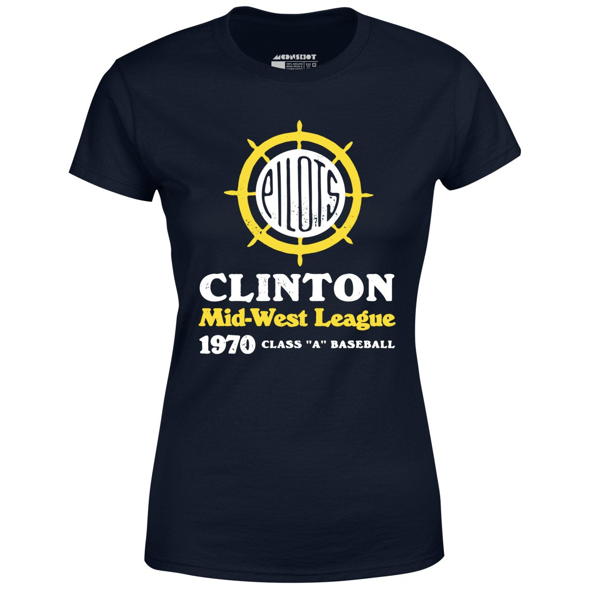 Clinton Pilots - Iowa - Vintage Defunct Baseball Teams - Women's T-Shirt