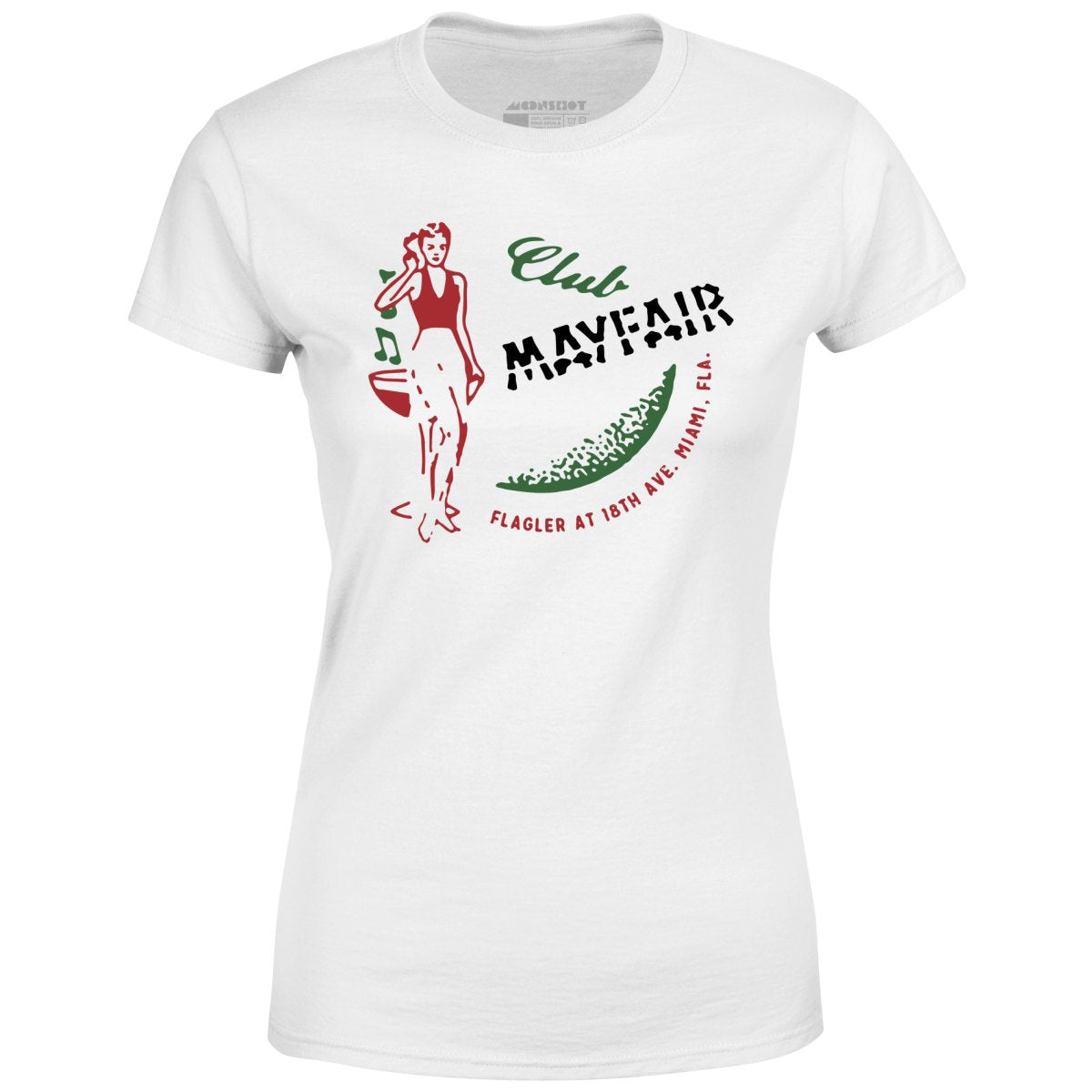 Club Mayfair - Miami, FL - Vintage Restaurant - Women's T-Shirt