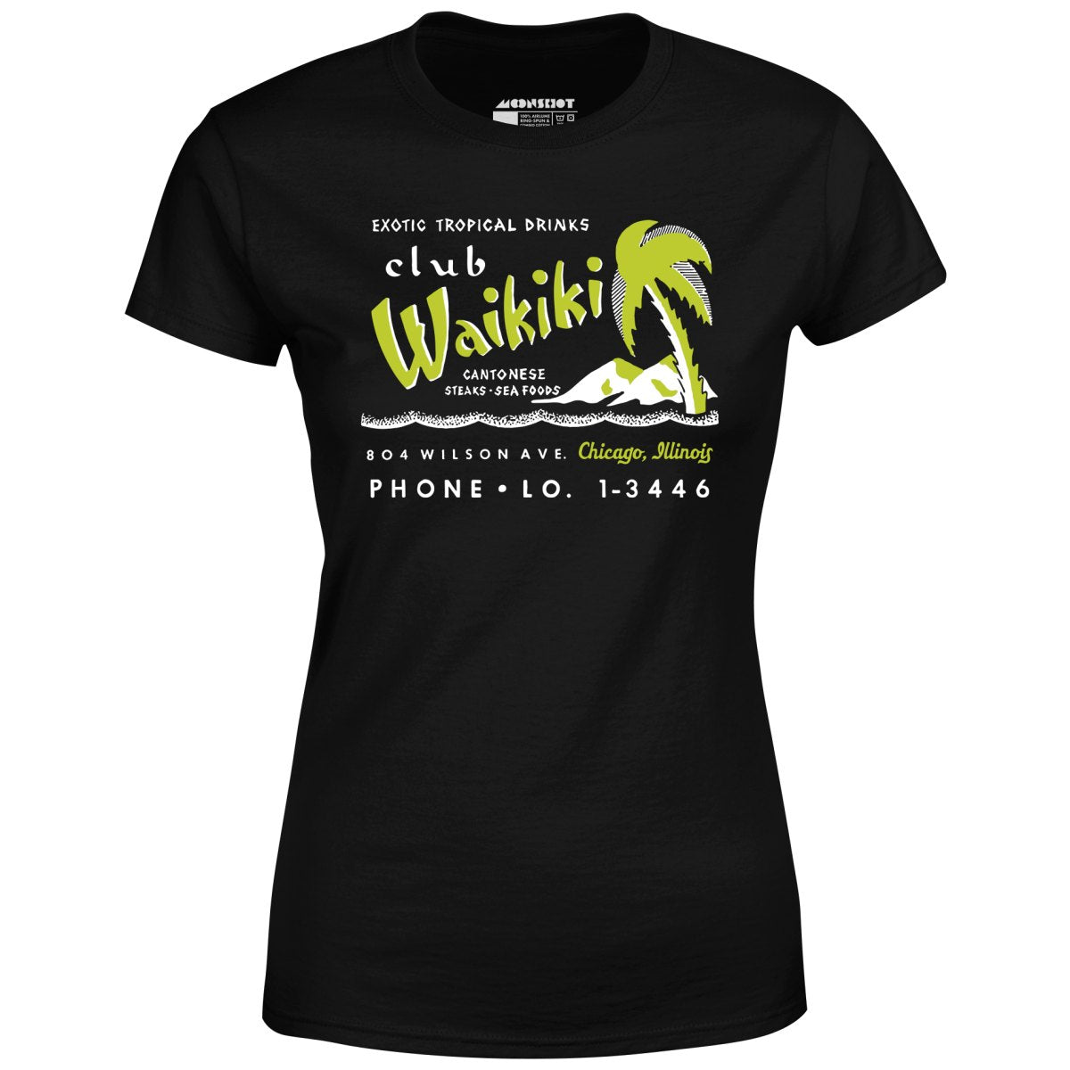 Club Waikiki - Chicago, IL - Vintage Tiki Bar - Women's T-Shirt