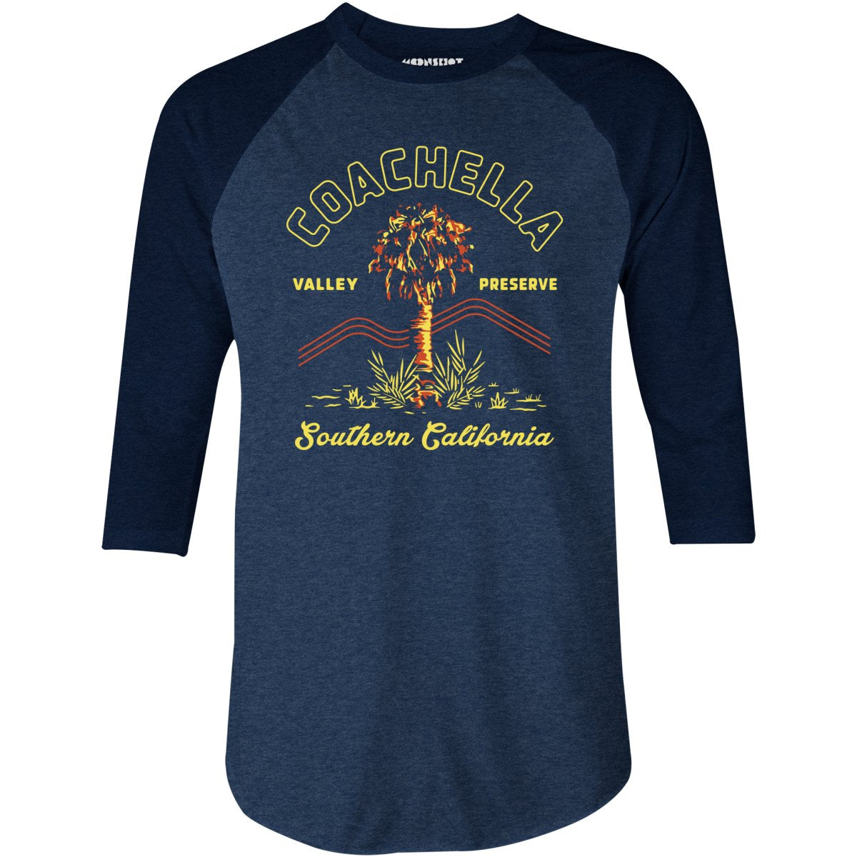 Coachella Valley Preserve - Southern California - 3/4 Sleeve Raglan T-Shirt