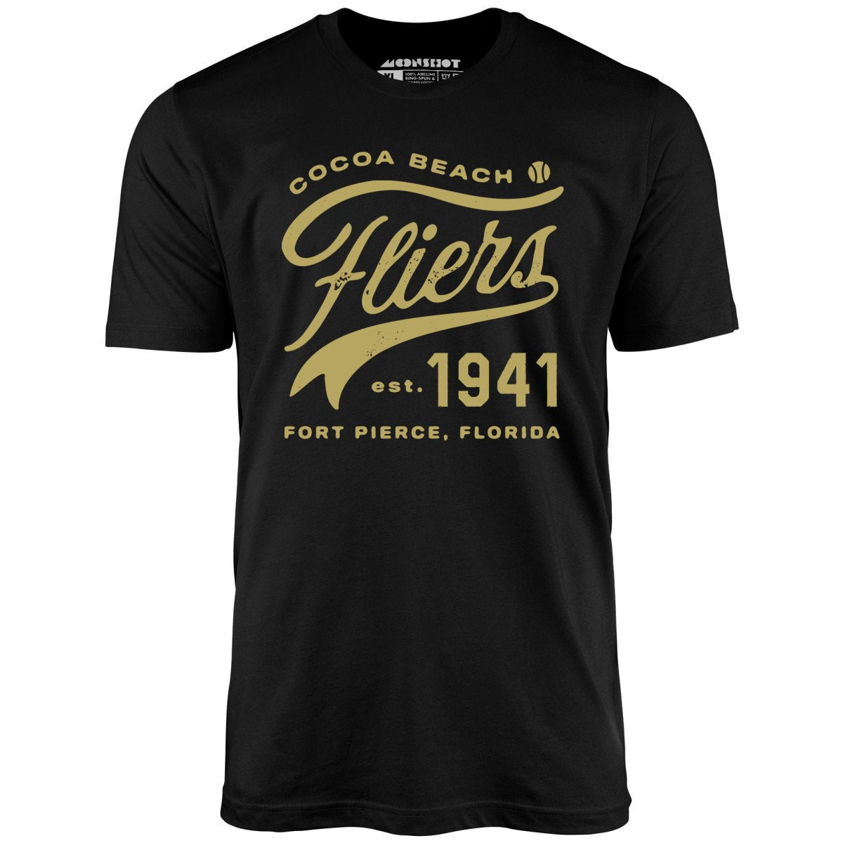 Cocoa Beach Fliers - Florida - Vintage Defunct Baseball Teams - Unisex T-Shirt