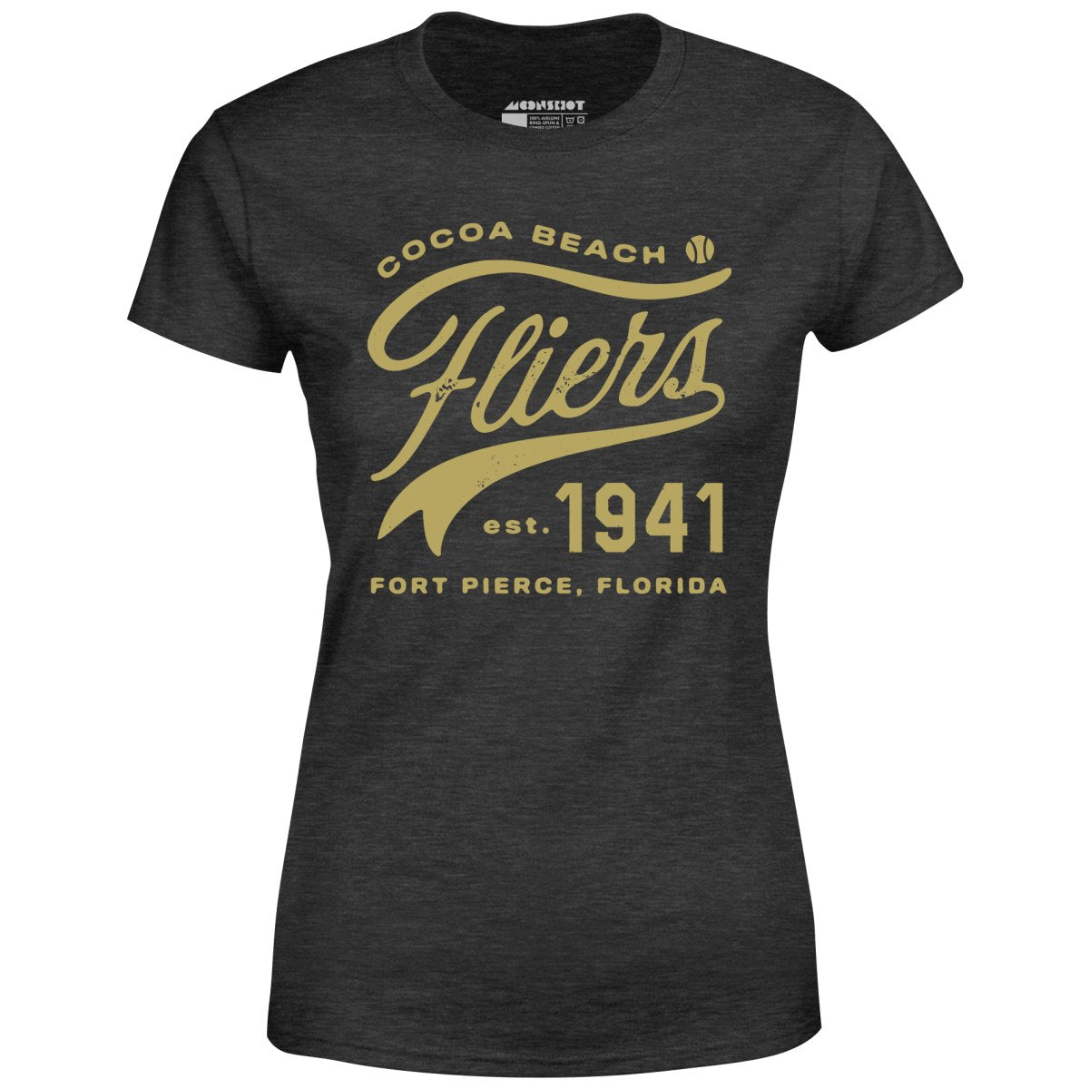 Cocoa Beach Fliers - Florida - Vintage Defunct Baseball Teams - Women's T-Shirt