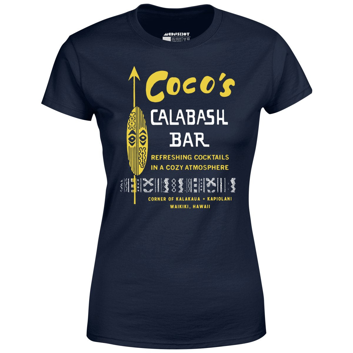 Coco's Calabash Bar - Waikiki, HI - Vintage Tiki Bar - Women's T-Shirt
