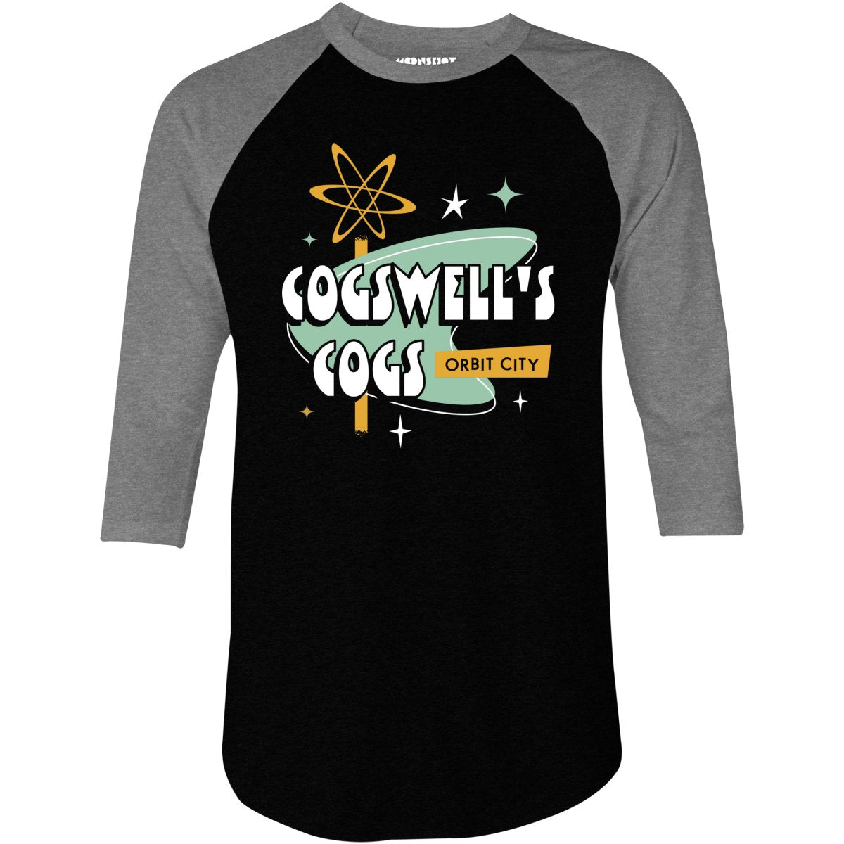 Cogswell's Cogs - 3/4 Sleeve Raglan T-Shirt