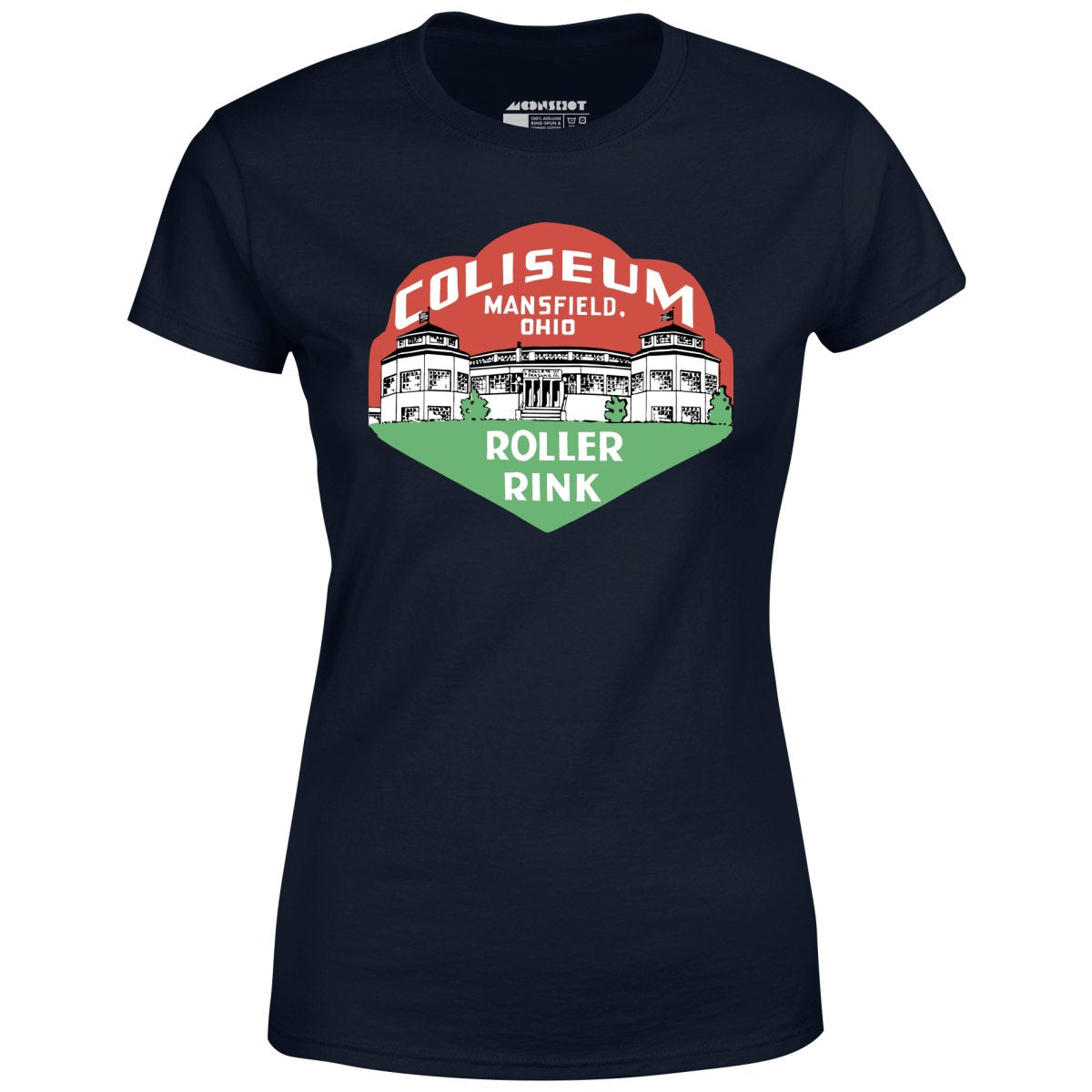 Coliseum - Mansfield, OH - Vintage Roller Rink - Women's T-Shirt