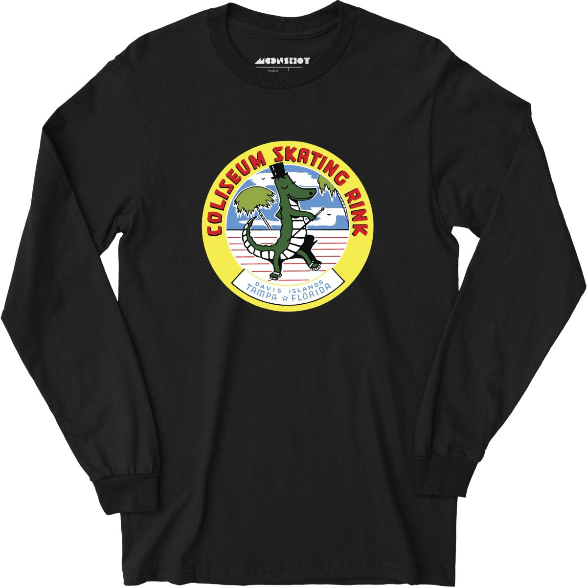 Coliseum - Tampa, FL - Vintage Roller Rink - Long Sleeve T-Shirt