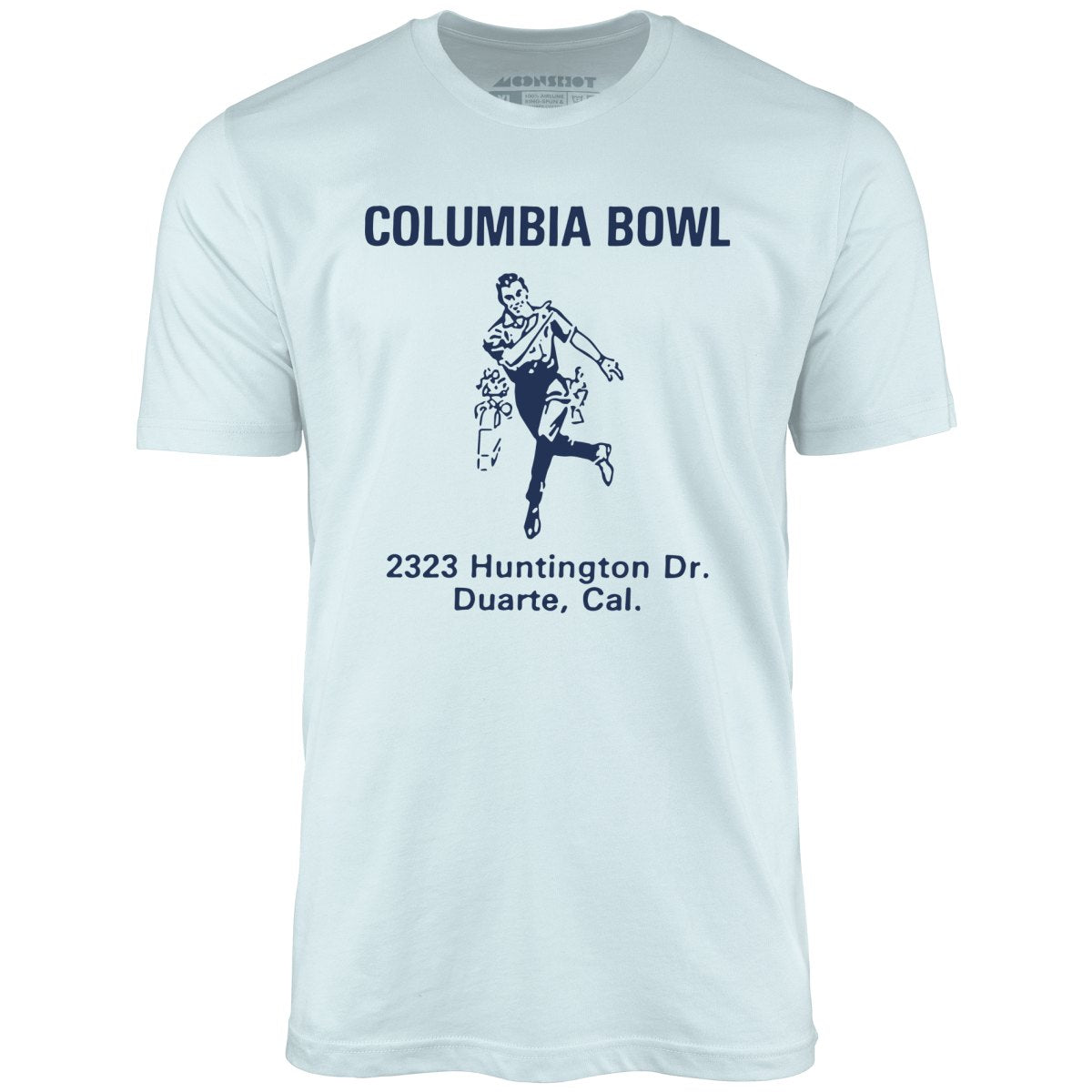 Columbia Bowl - Duarte, CA - Vintage Bowling Alley - Unisex T-Shirt