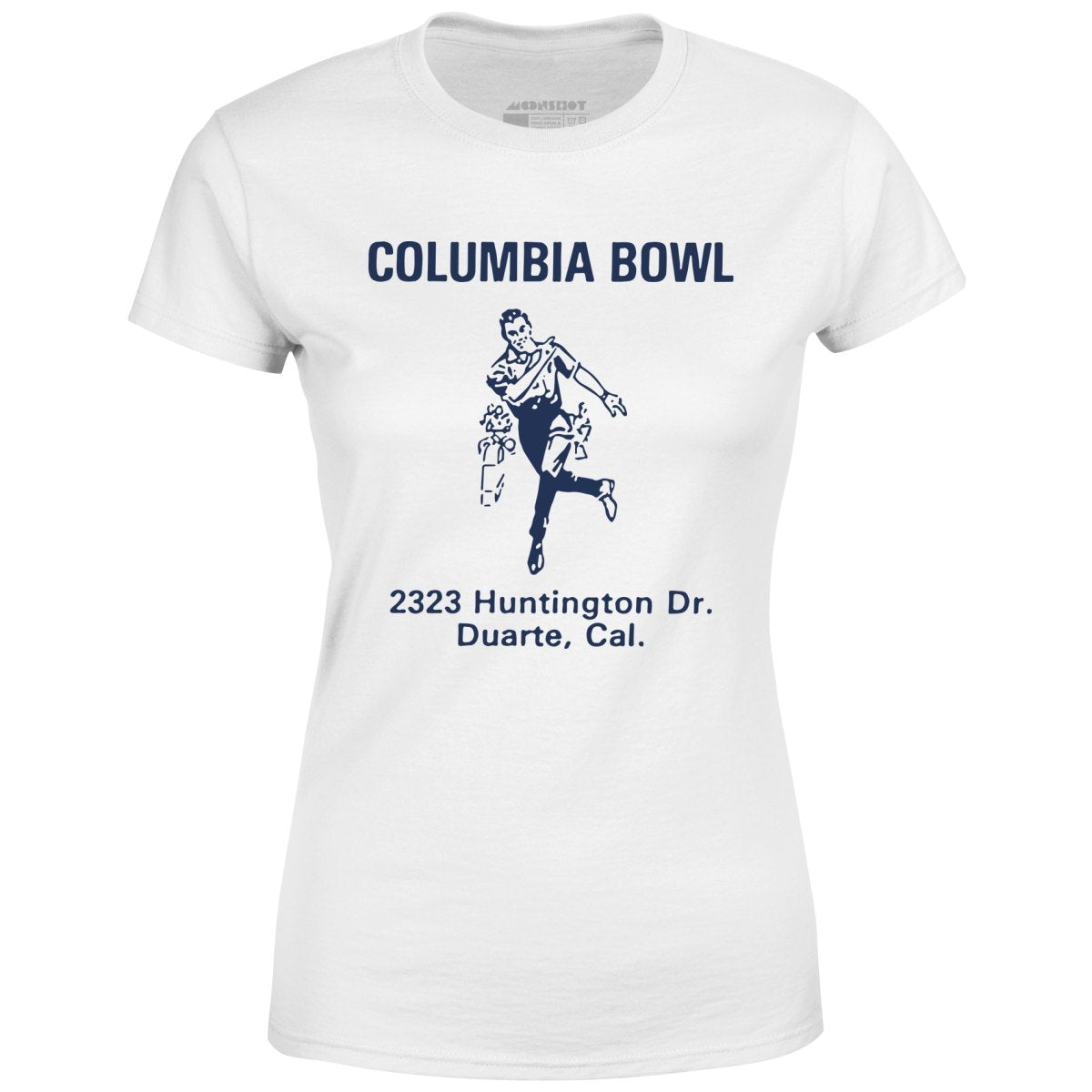 Columbia Bowl - Duarte, CA - Vintage Bowling Alley - Women's T-Shirt