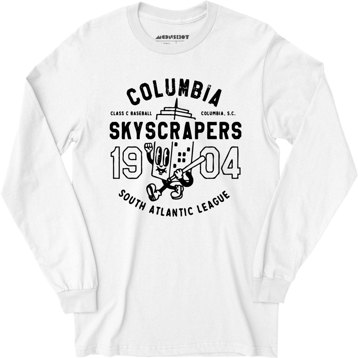 Columbia Skyscrapers - South Carolina - Vintage Defunct Baseball Teams - Long Sleeve T-Shirt