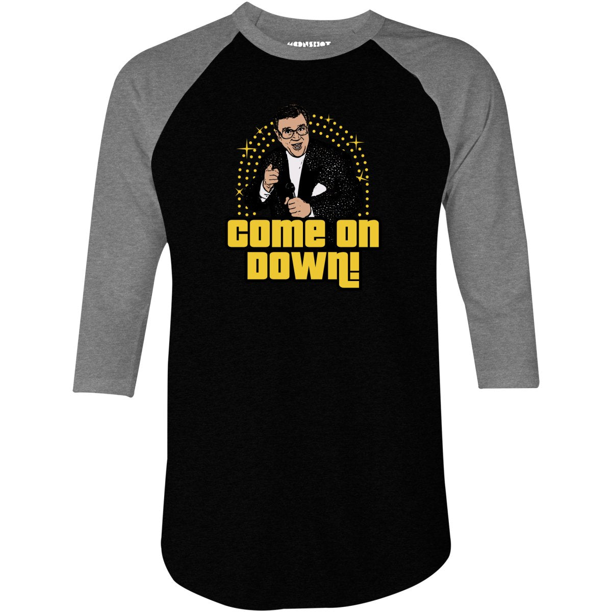 Come On Down - 3/4 Sleeve Raglan T-Shirt