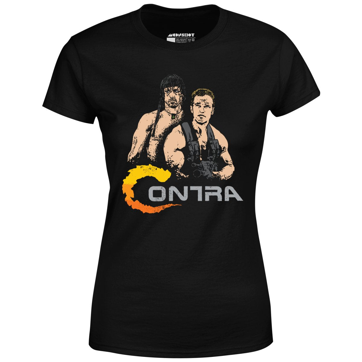 Contra Action Heroes Mashup Parody - Women's T-Shirt