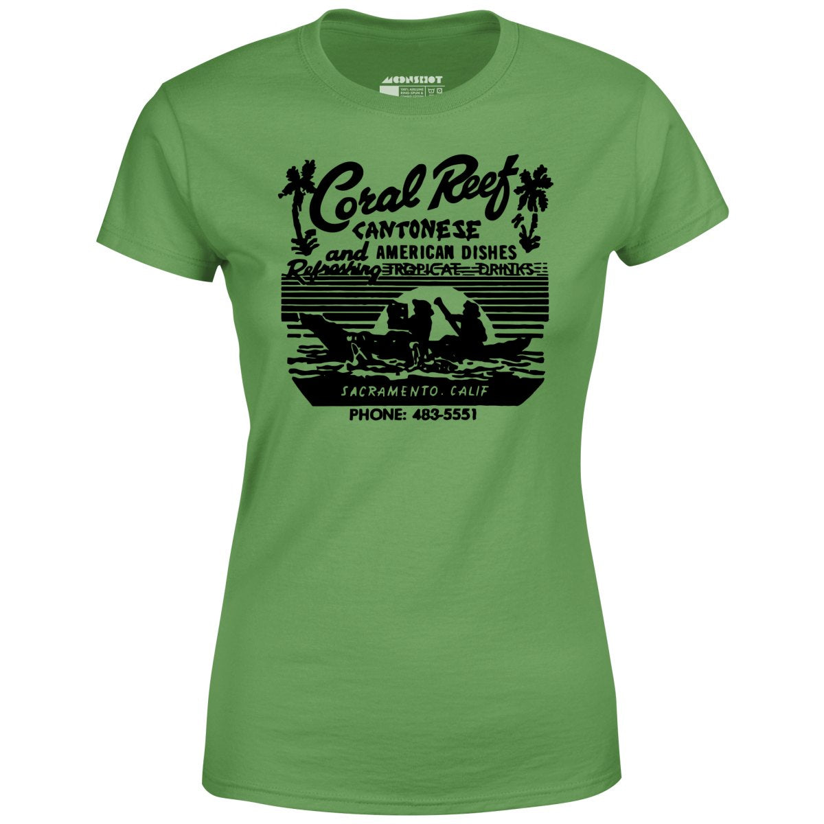 Coral Reef v2 - Sacramento, CA - Vintage Tiki Bar - Women's T-Shirt