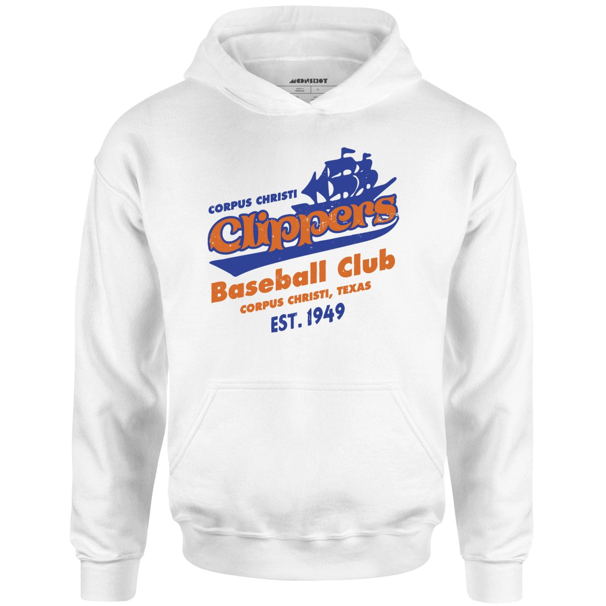 Corpus Christi Clippers - Texas - Vintage Defunct Baseball Teams - Unisex Hoodie