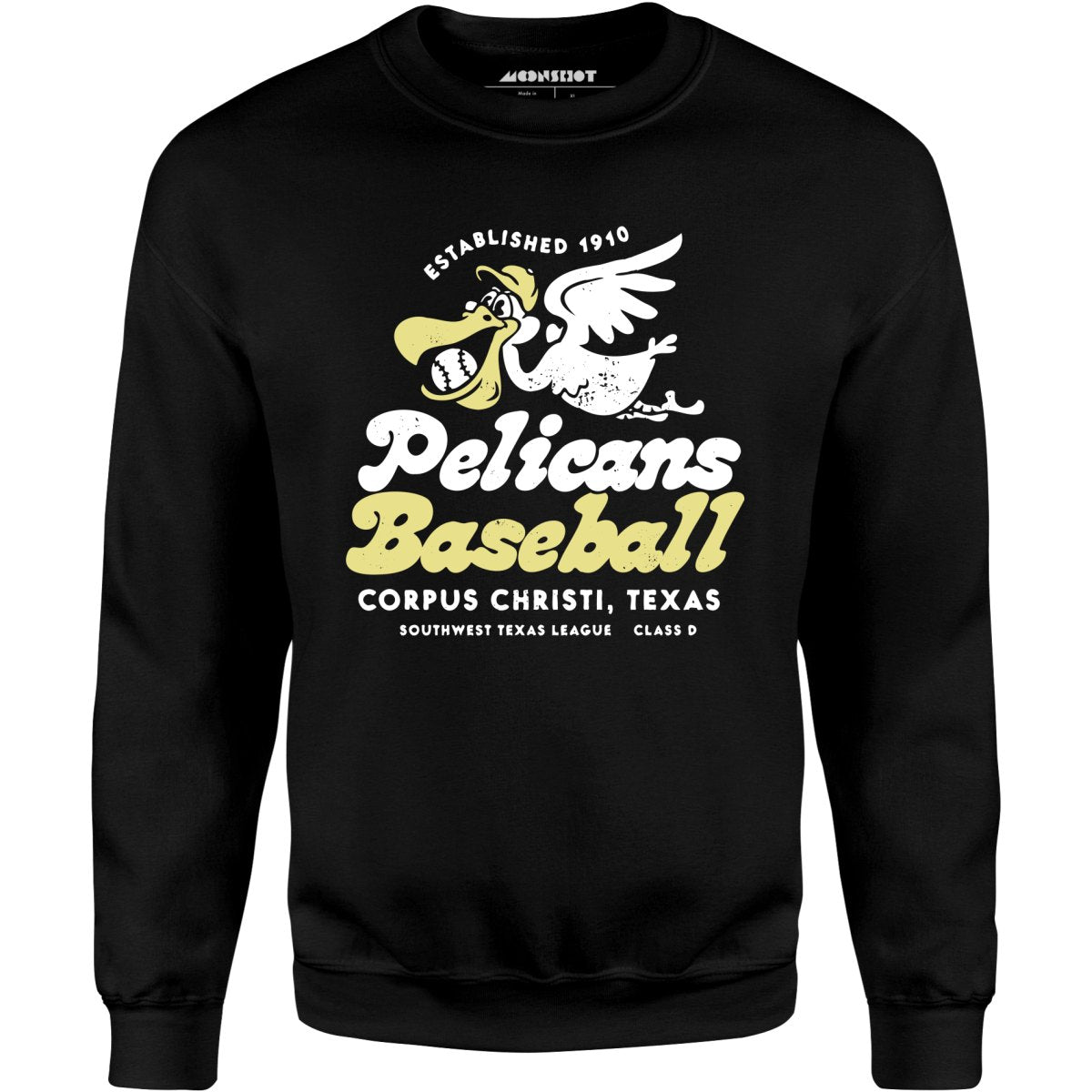 Corpus Christi Pelicans - Texas - Vintage Defunct Baseball Teams - Unisex Sweatshirt