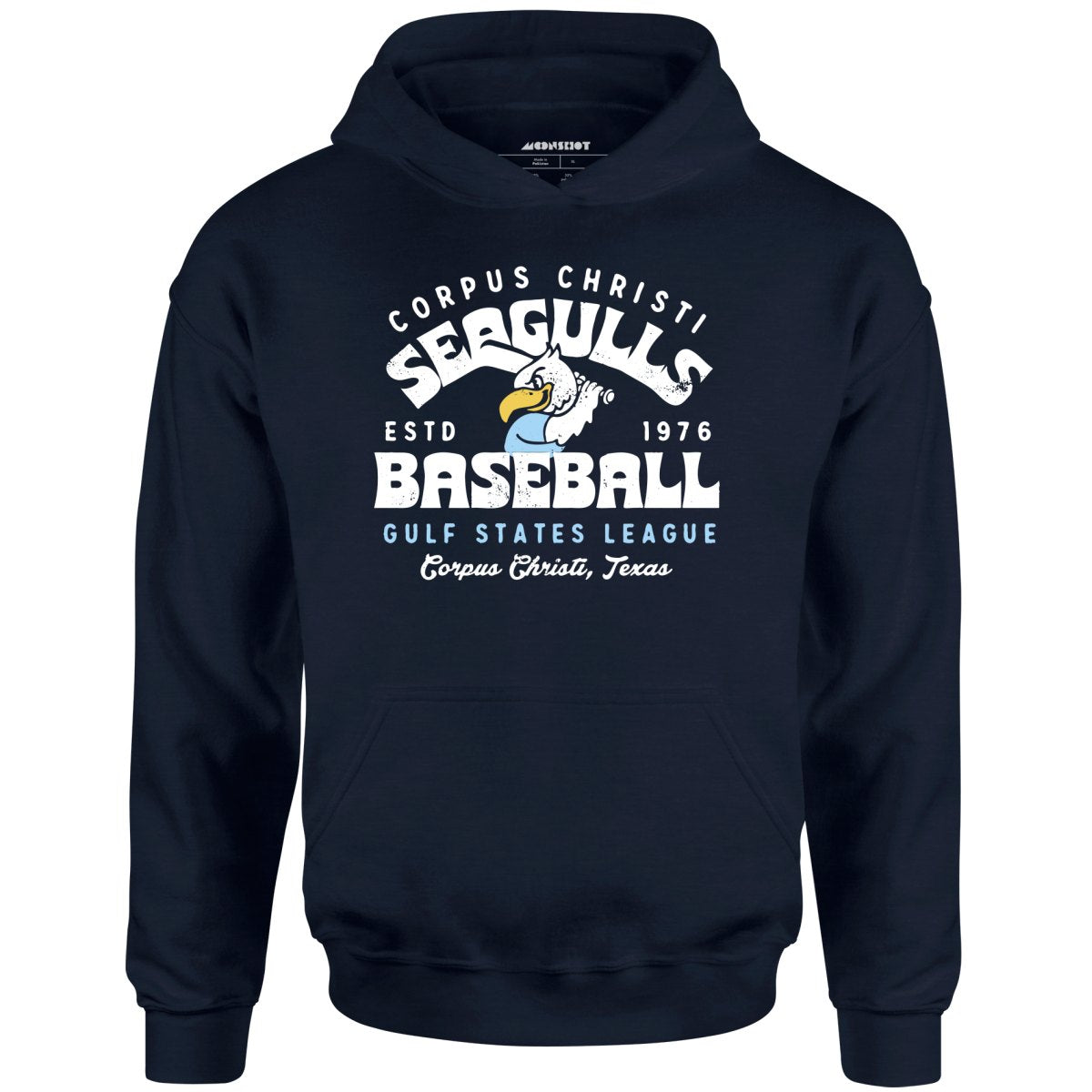 Corpus Christi Seagulls - Texas - Vintage Defunct Baseball Teams - Unisex Hoodie