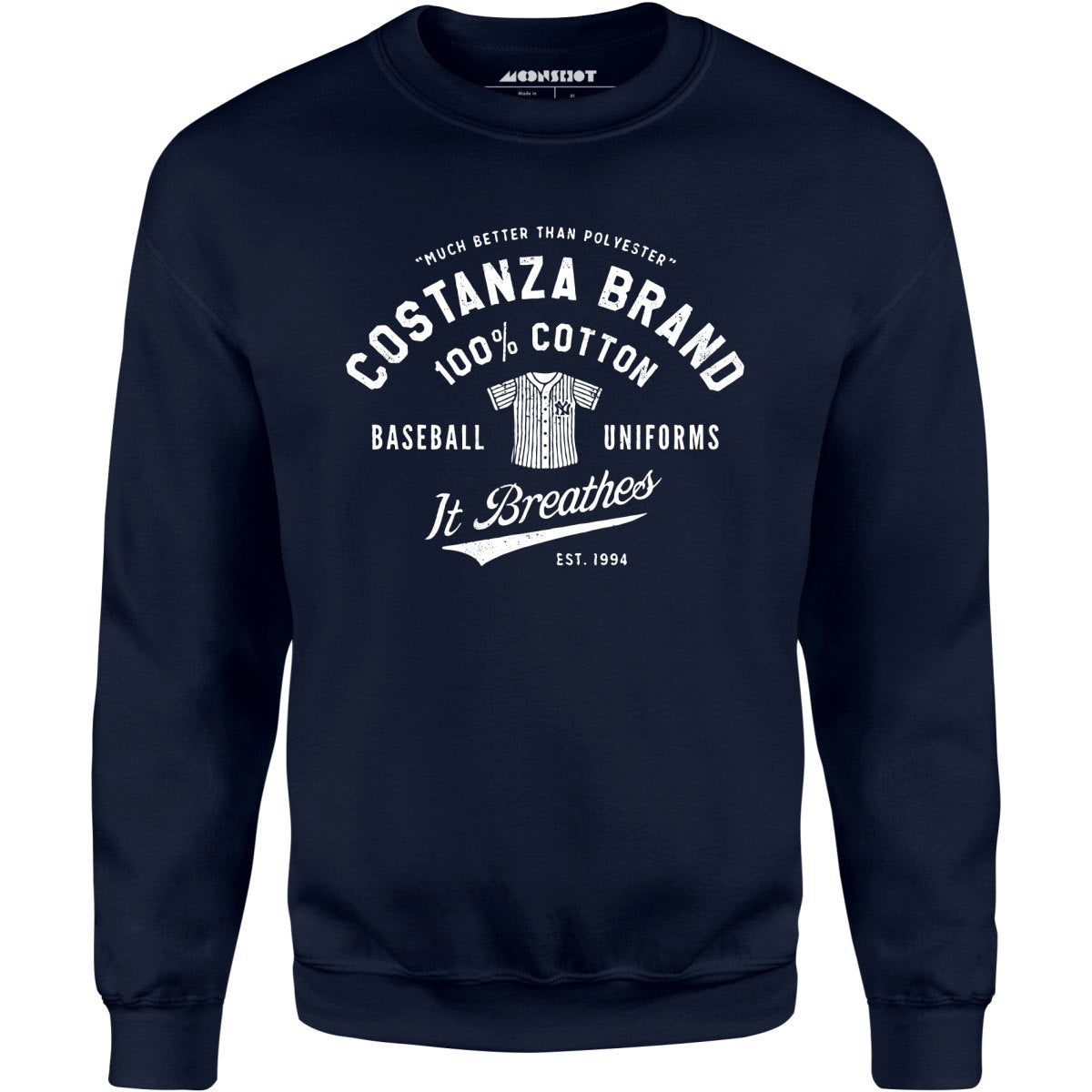 Costanza Brand Cotton Baseball Uniforms - Unisex Sweatshirt