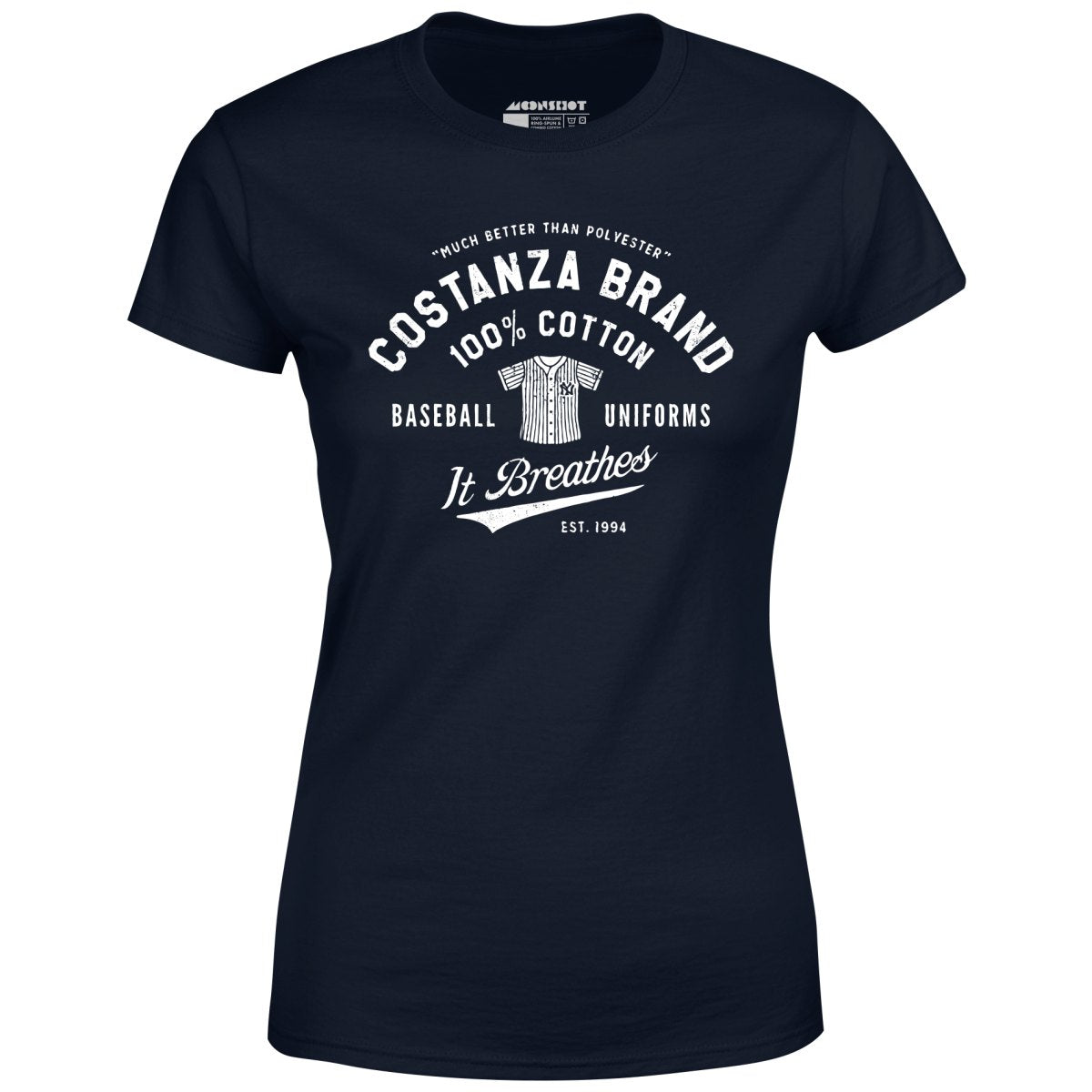 Costanza Brand Cotton Baseball Uniforms - Women's T-Shirt