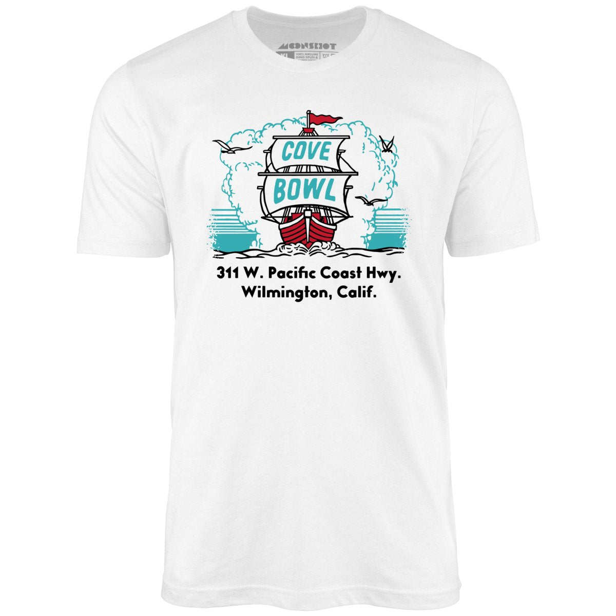 Cove Bowl - Wilmington, CA - Vintage Bowling Alley - Unisex T-Shirt