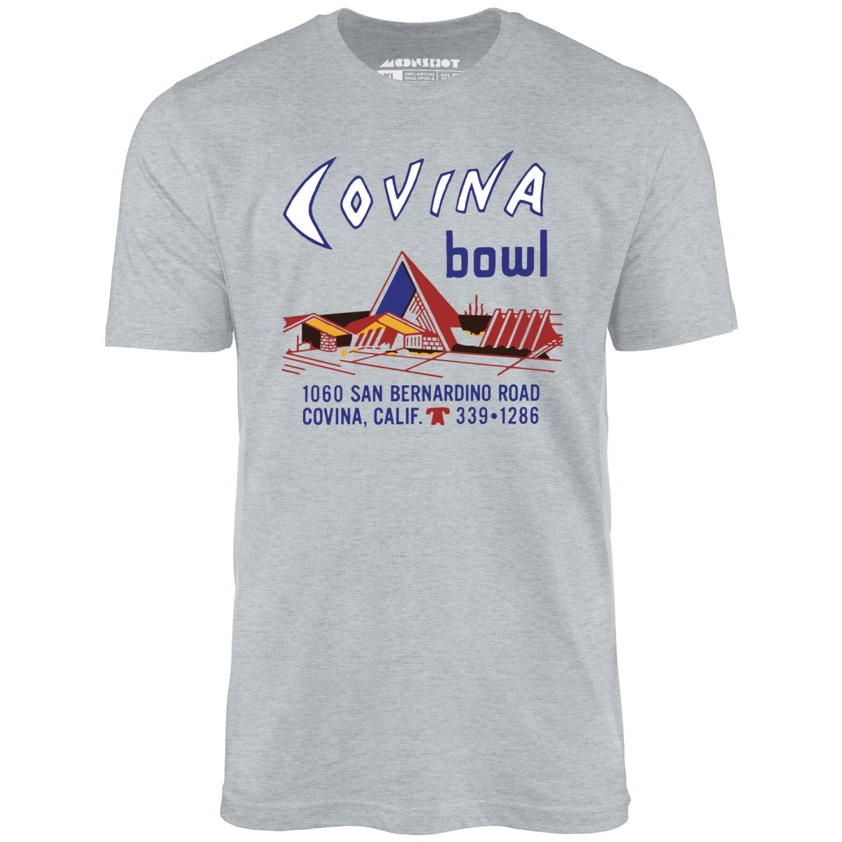 Covina Bowl - Covina, CA - Vintage Bowling Alley - Unisex T-Shirt