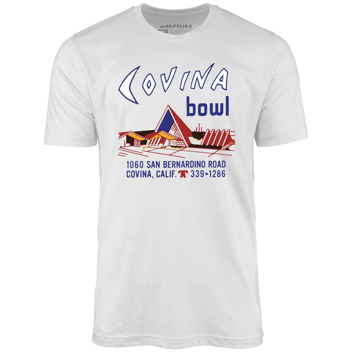 Covina Bowl - Covina, CA - Vintage Bowling Alley - Unisex T-Shirt