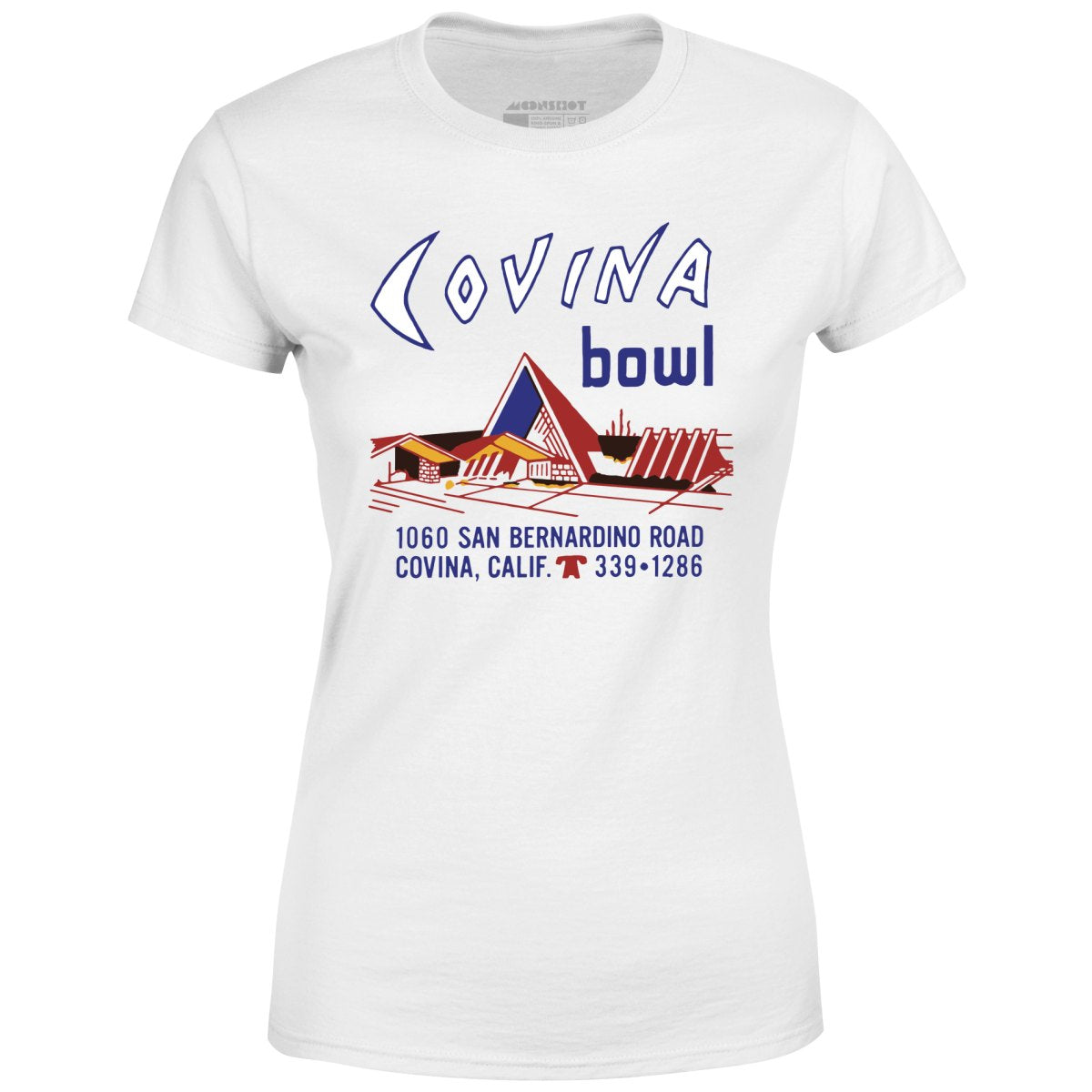 Covina Bowl - Covina, CA - Vintage Bowling Alley - Women's T-Shirt