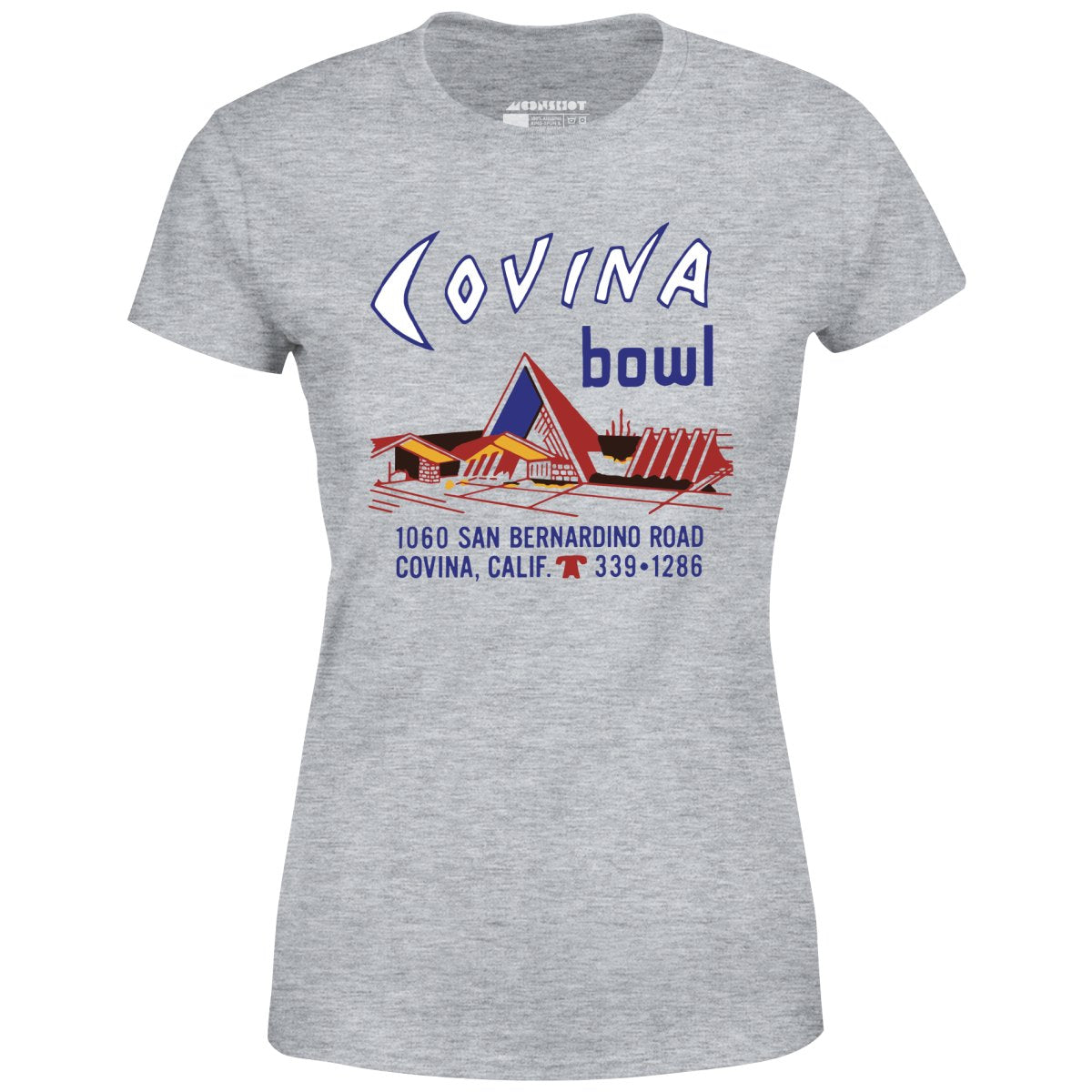 Covina Bowl - Covina, CA - Vintage Bowling Alley - Women's T-Shirt