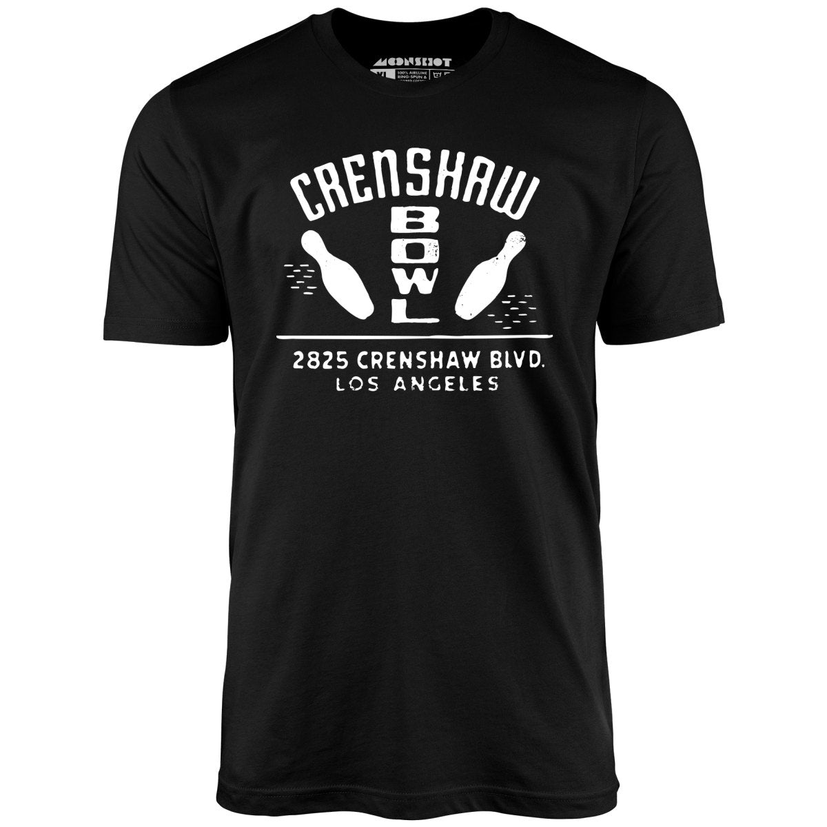 Crenshaw Bowl - Los Angeles, CA - Vintage Bowling Alley - Unisex T-Shirt