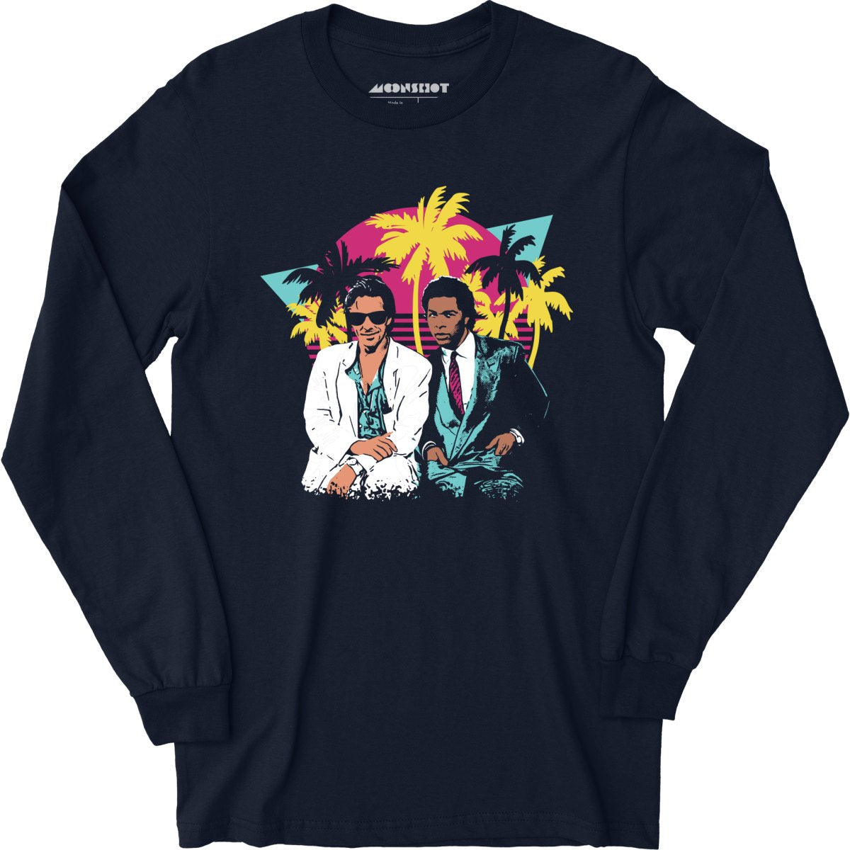 Crockett and Tubbs - Long Sleeve T-Shirt
