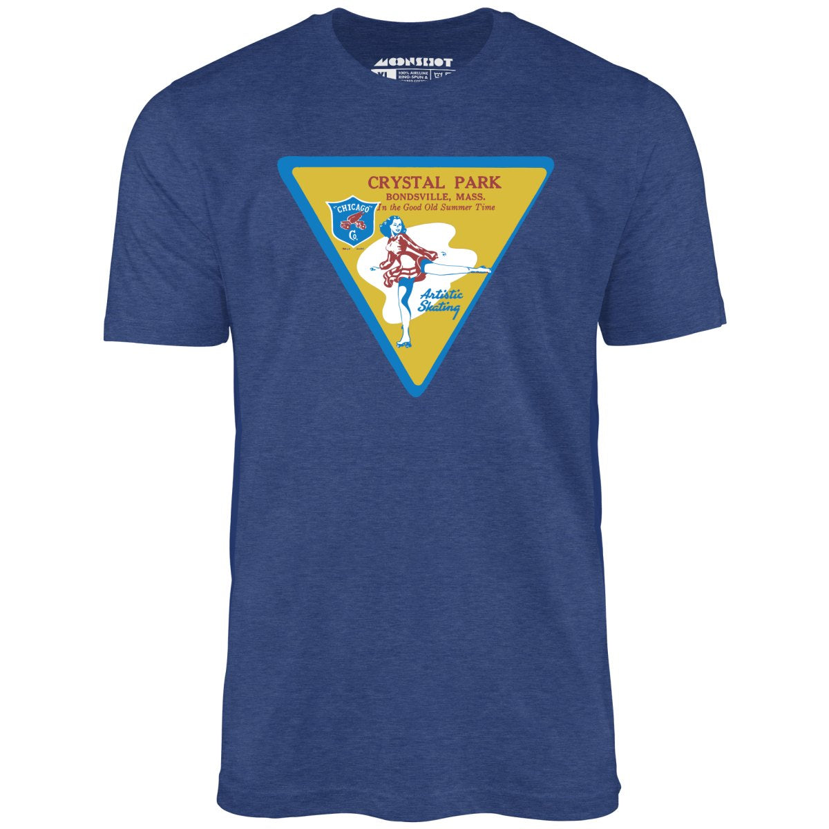 Crystal Park - Bondsville, MA - Vintage Roller Rink - Unisex T-Shirt