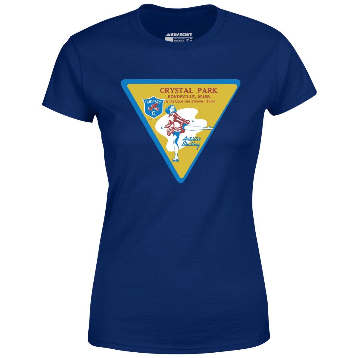 Crystal Park - Bondsville, MA - Vintage Roller Rink - Women's T-Shirt