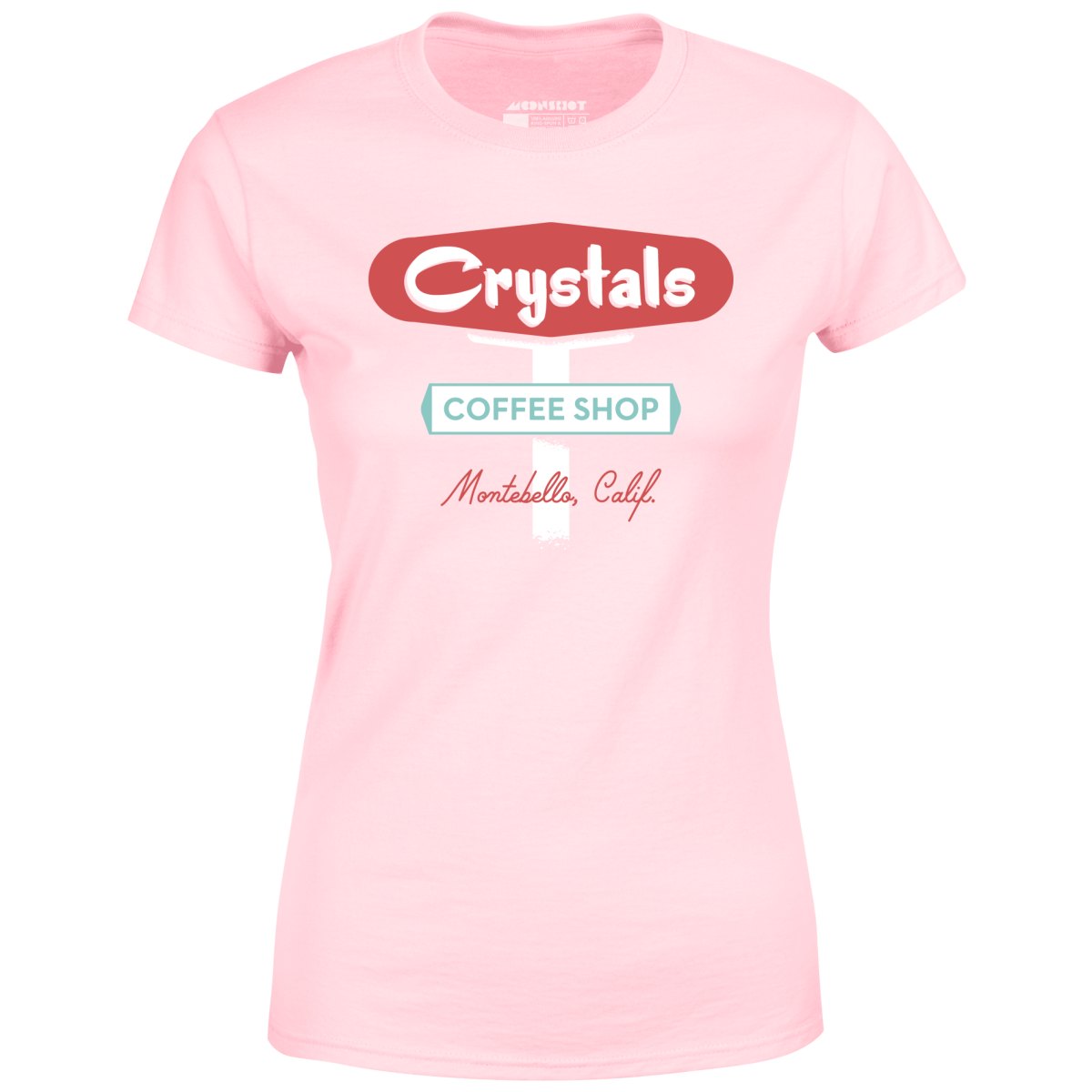Crystals Coffee Shop - Montebello, CA - Vintage Restaurant - Women's T-Shirt
