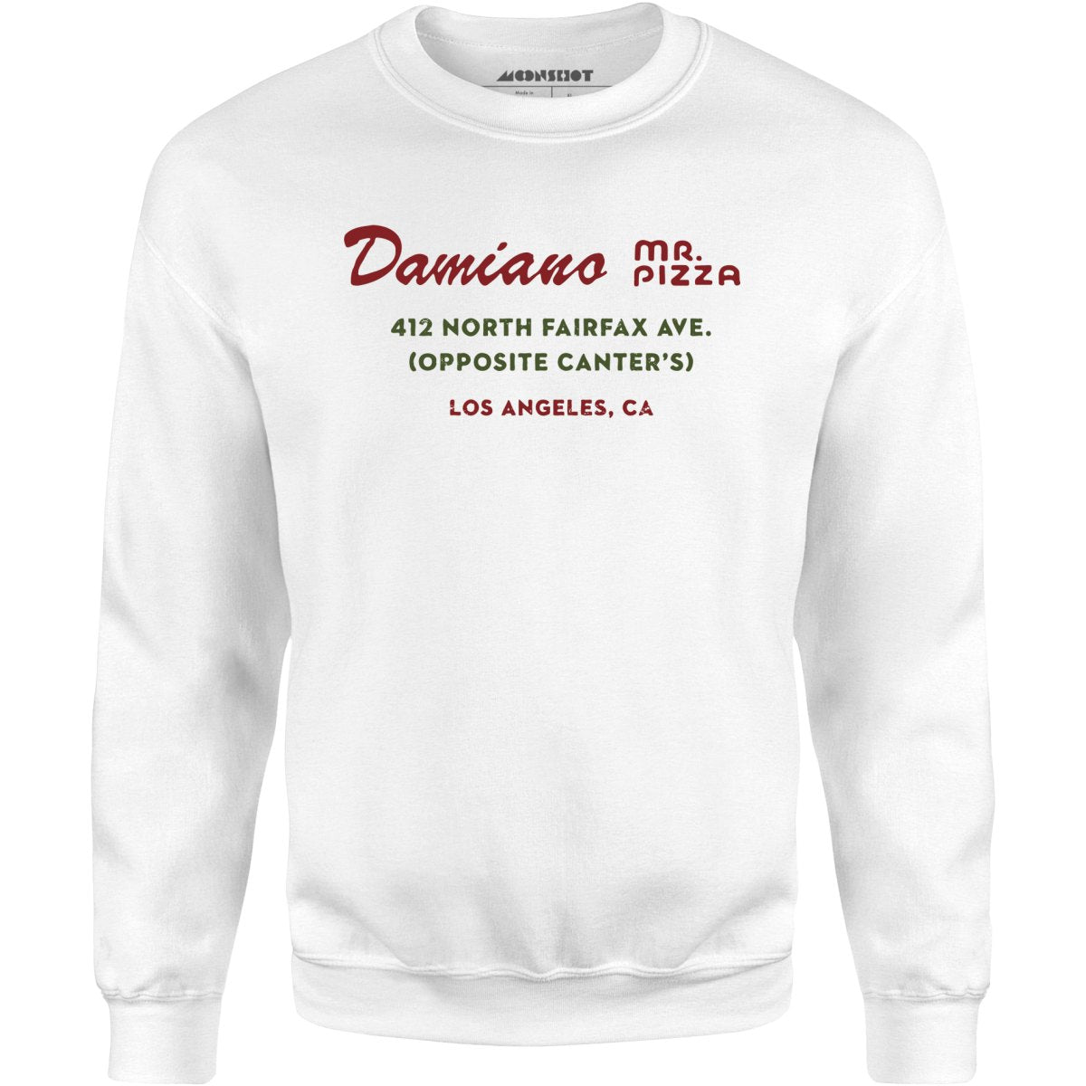 Damiano Mr. Pizza - Los Angeles, CA - Vintage Restaurant - Unisex Sweatshirt