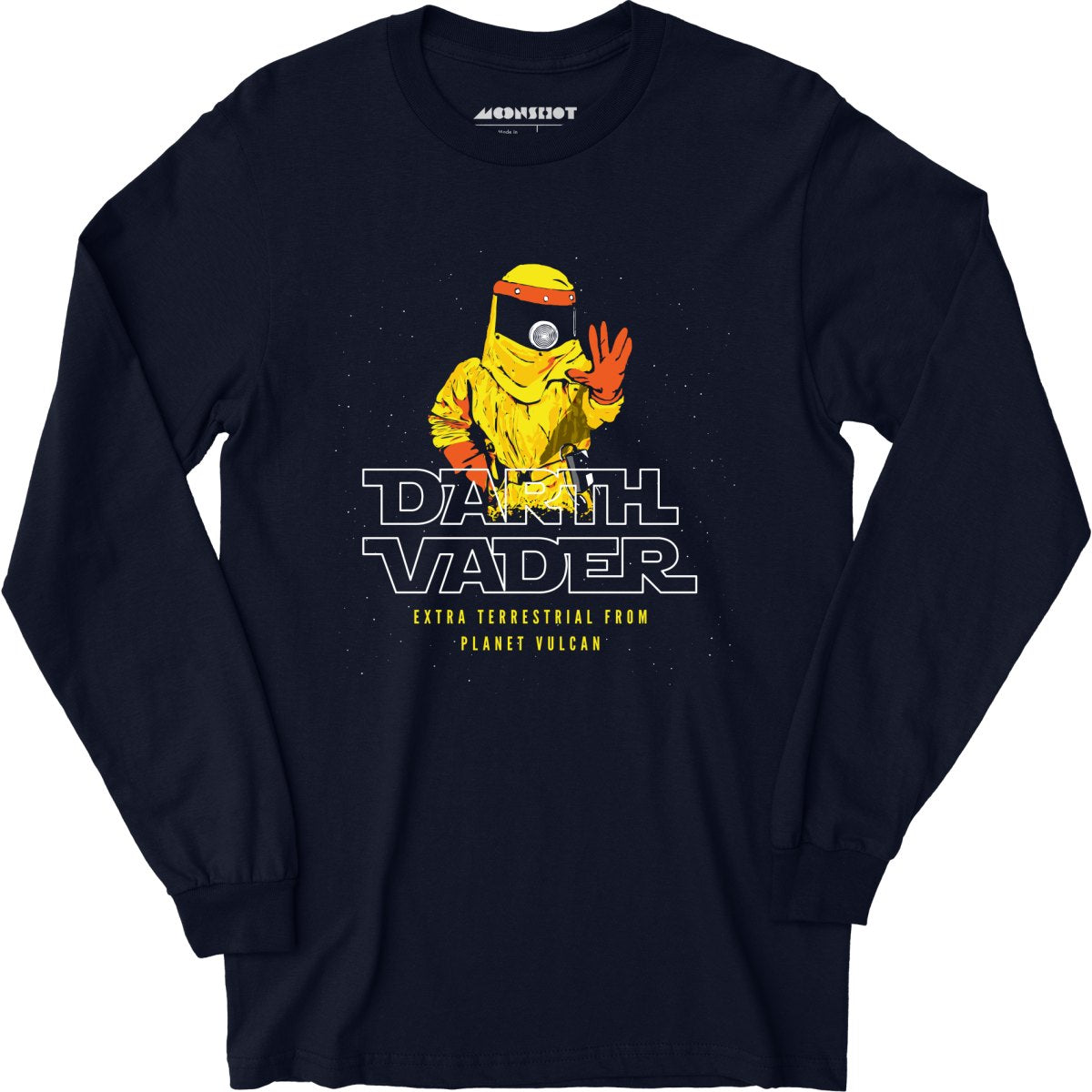 Darth Vader Planet Vulcan Parody - Long Sleeve T-Shirt – m00nshot