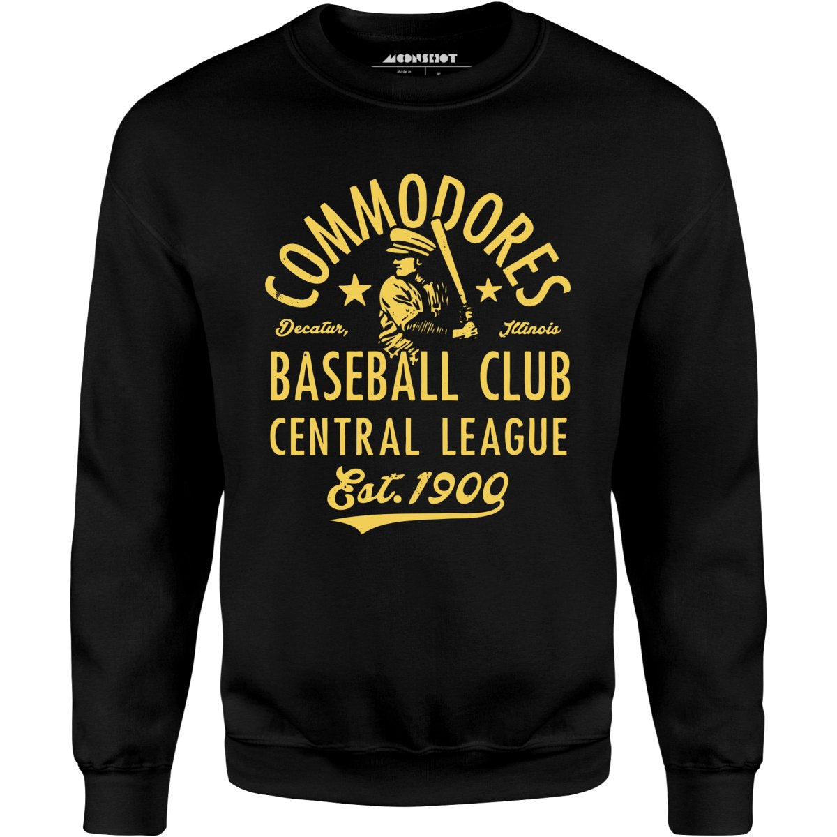 Decatur Commodores - Illinois - Vintage Defunct Baseball Teams - Unisex Sweatshirt