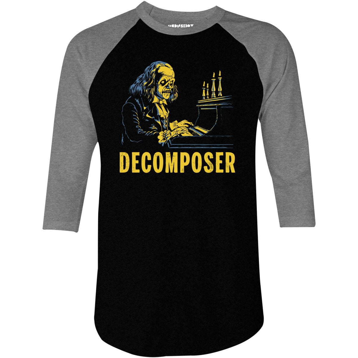Decomposer - 3/4 Sleeve Raglan T-Shirt