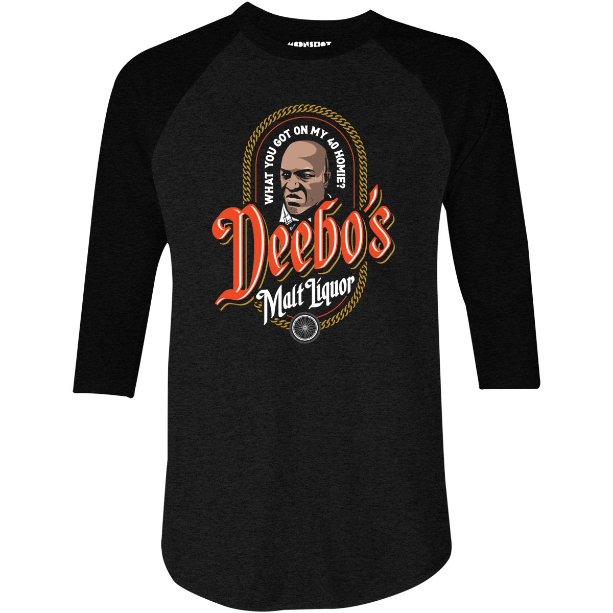 Deebo's Malt Liquor - 3/4 Sleeve Raglan T-Shirt