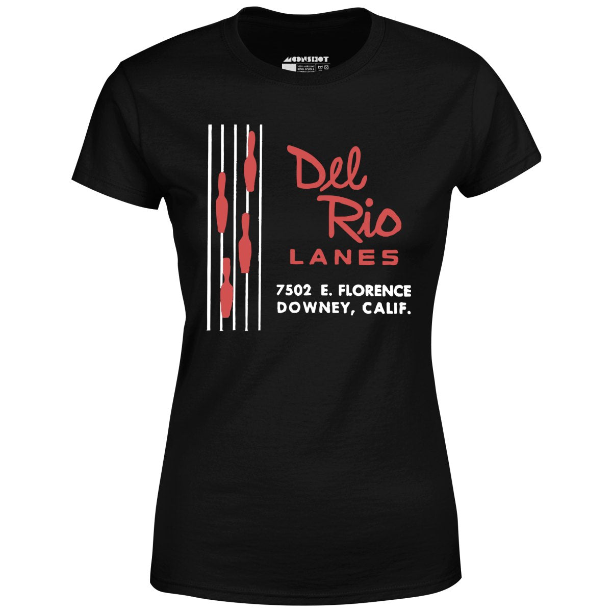 Del Rio Lanes - Downey, CA - Vintage Bowling Alley - Women's T-Shirt
